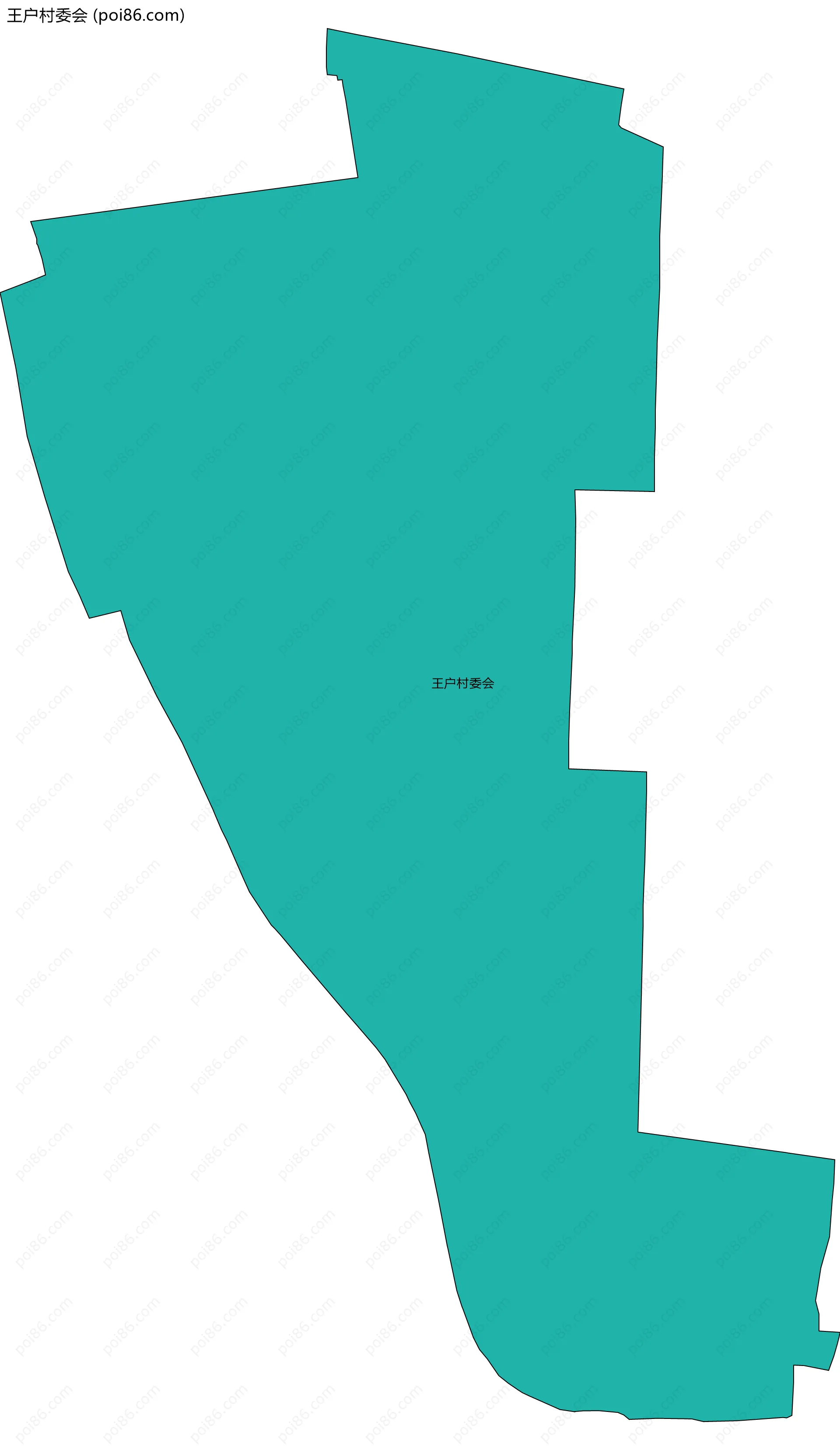 王户村委会边界地图