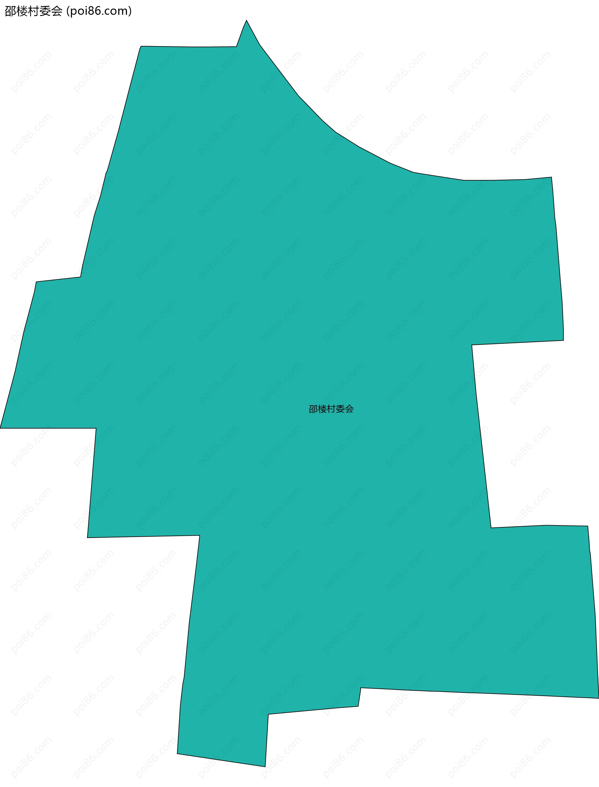 邵楼村委会边界地图