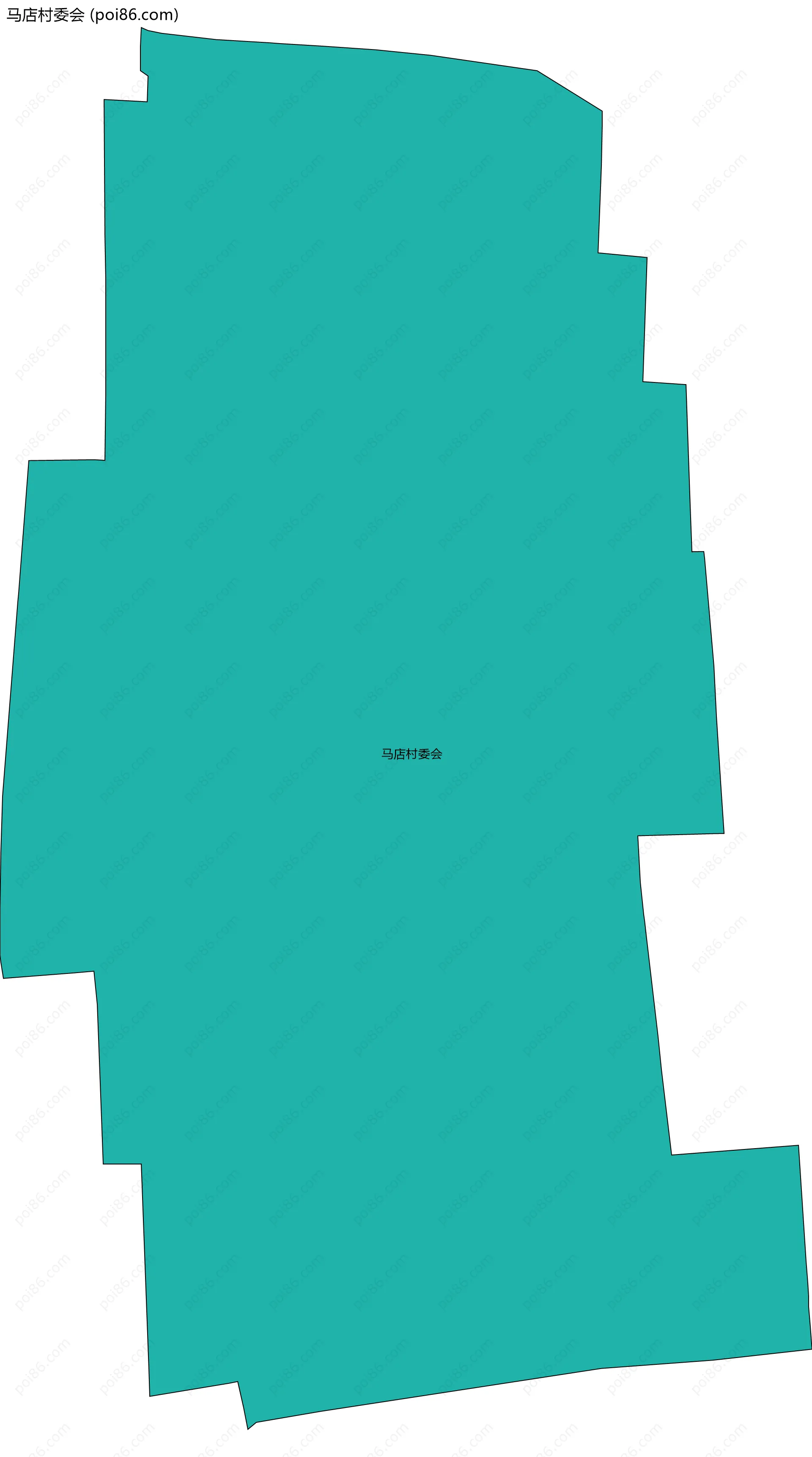 马店村委会边界地图