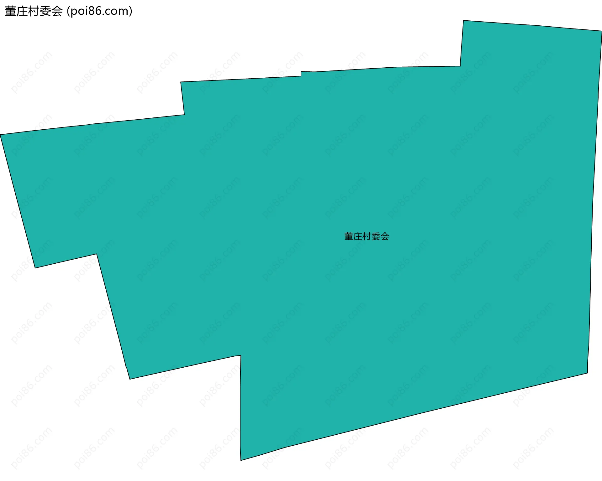 董庄村委会边界地图