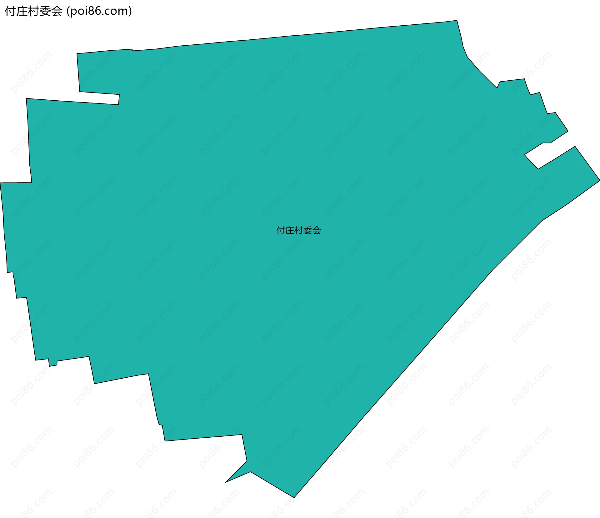 付庄村委会边界地图
