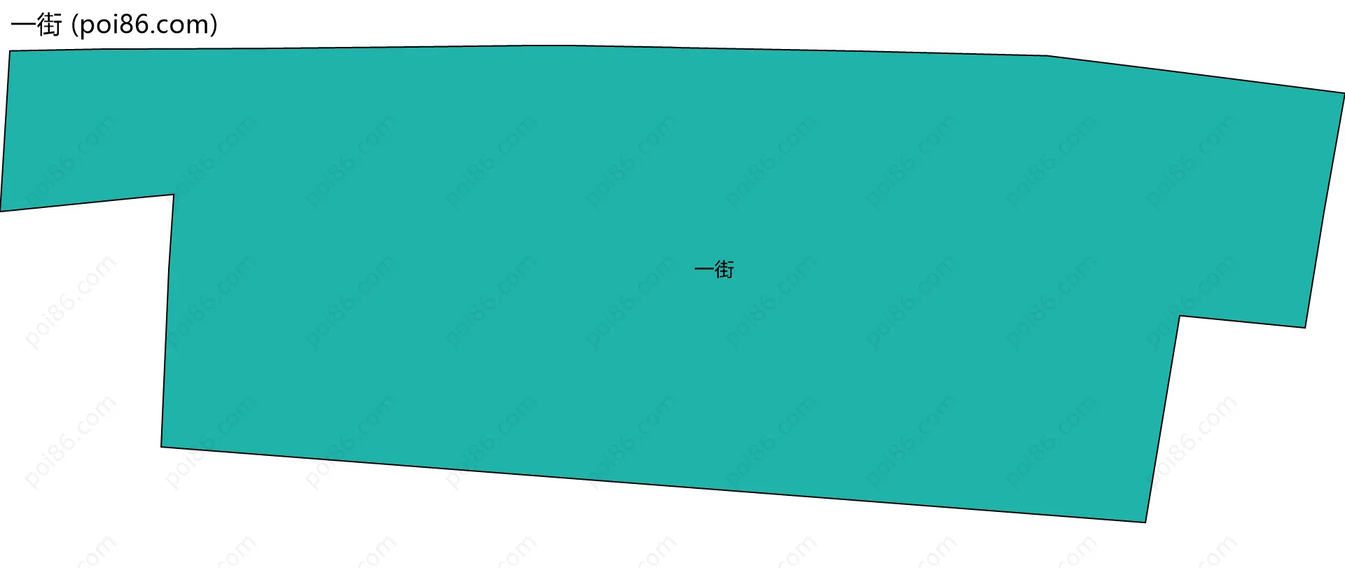一街边界地图