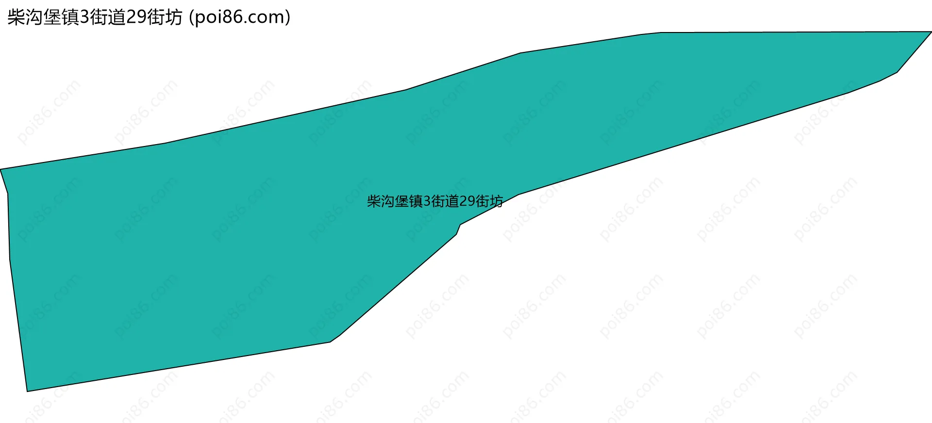 柴沟堡镇3街道29街坊边界地图