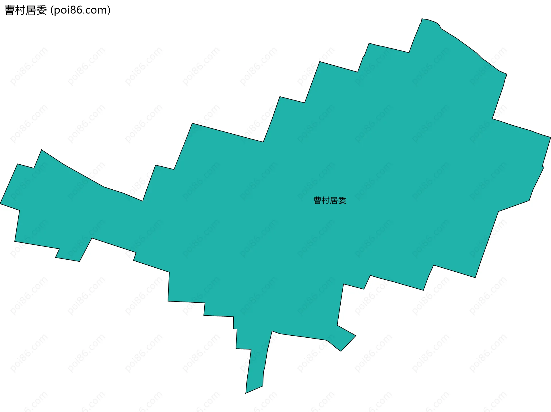 曹村居委边界地图