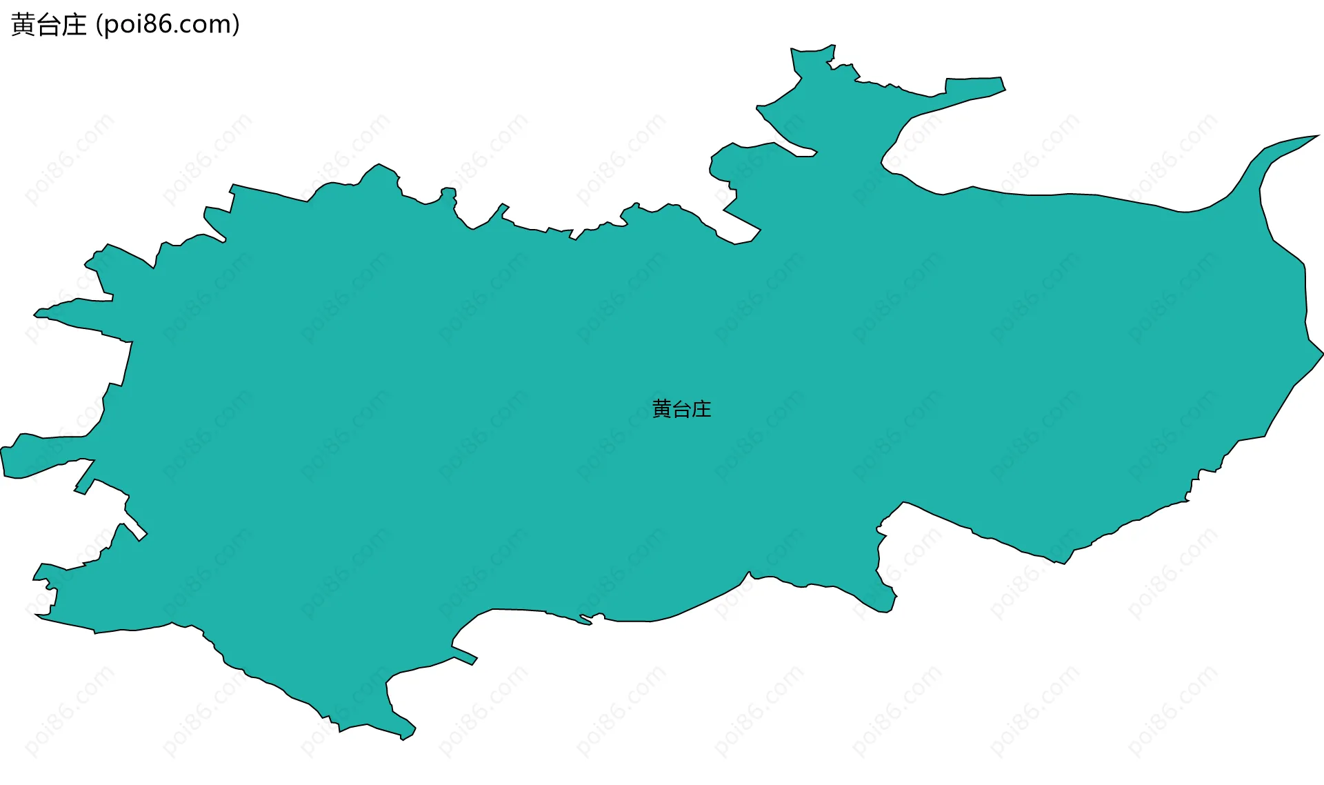 黄台庄边界地图