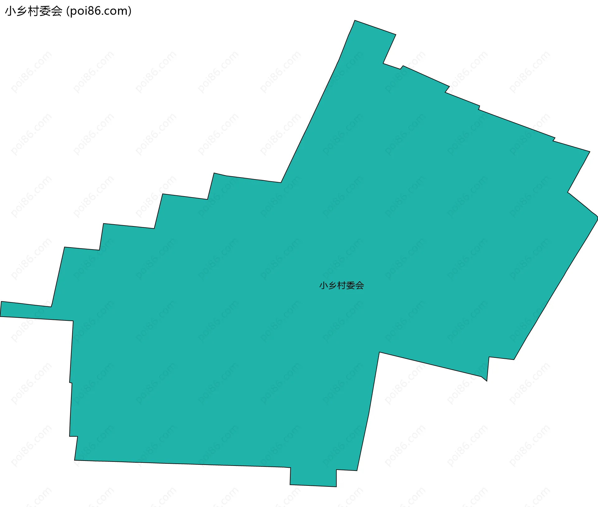 小乡村委会边界地图