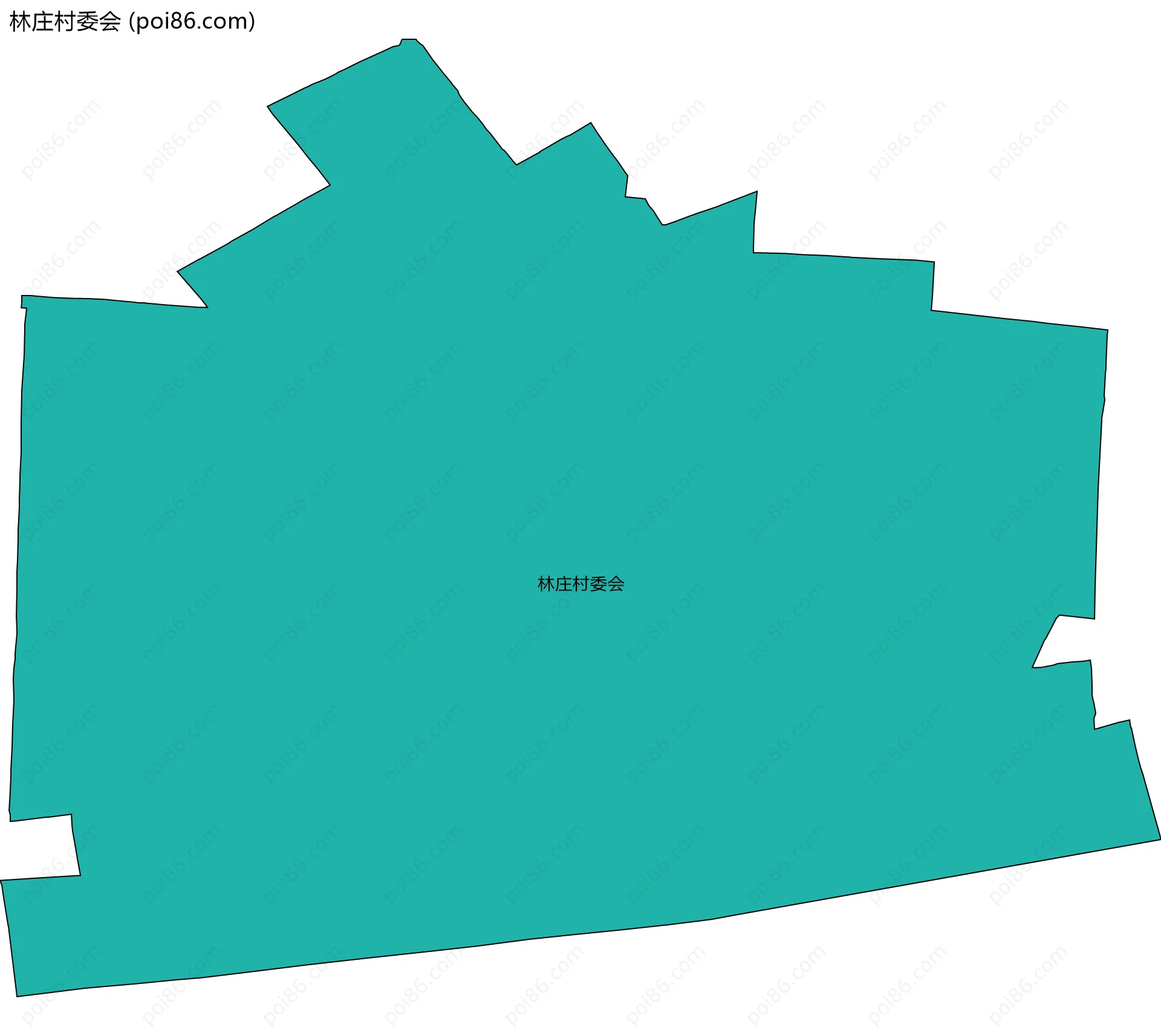 林庄村委会边界地图