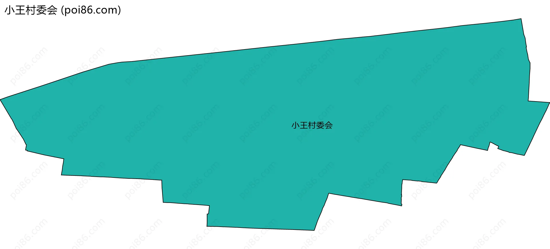 小王村委会边界地图