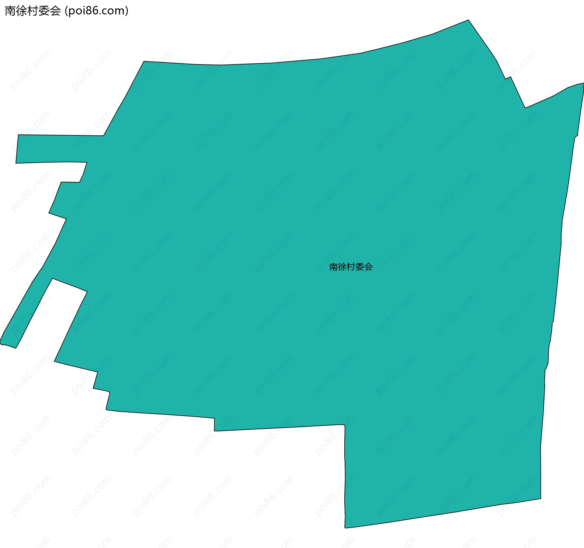 南徐村委会边界地图