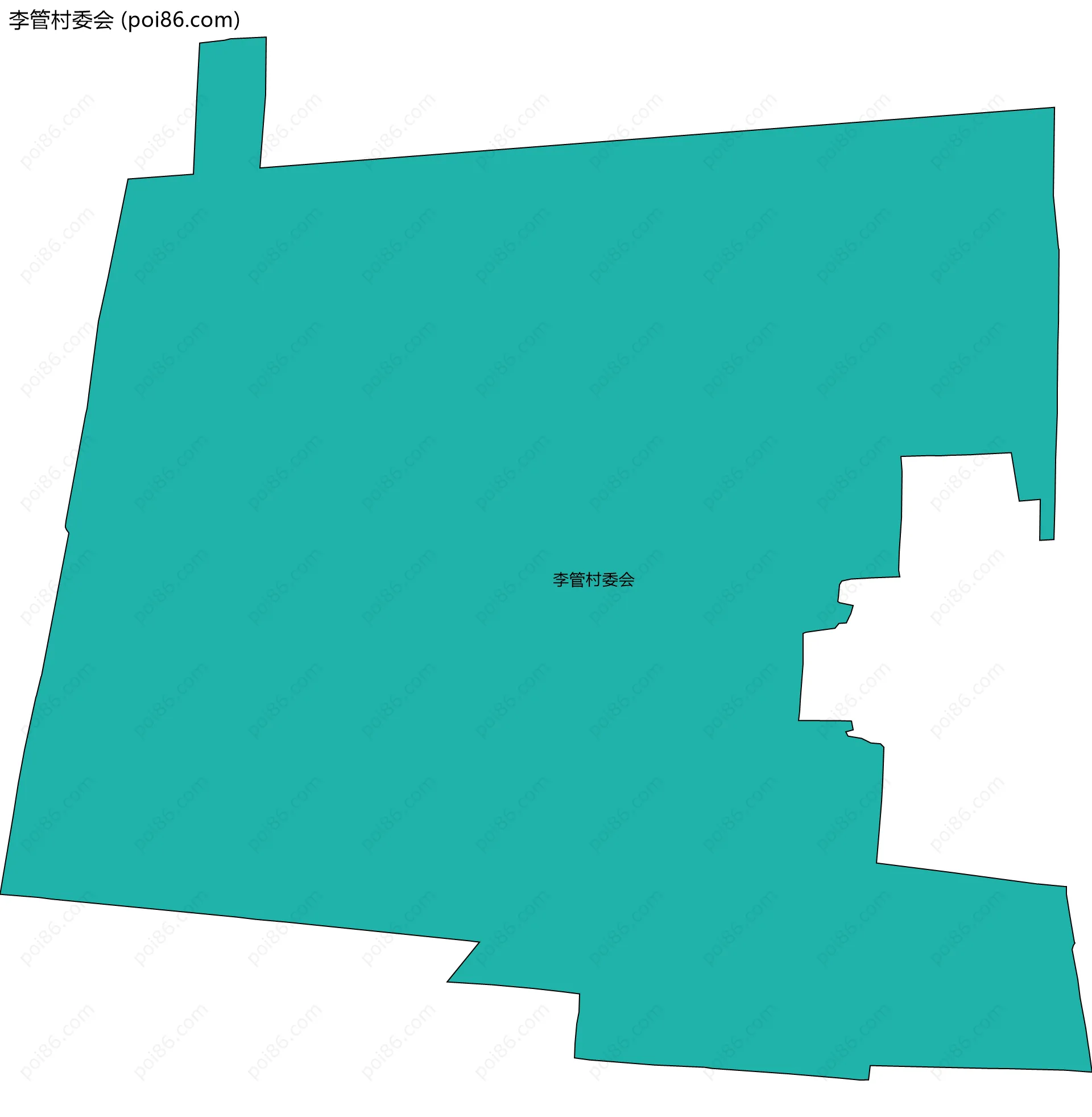 李管村委会边界地图