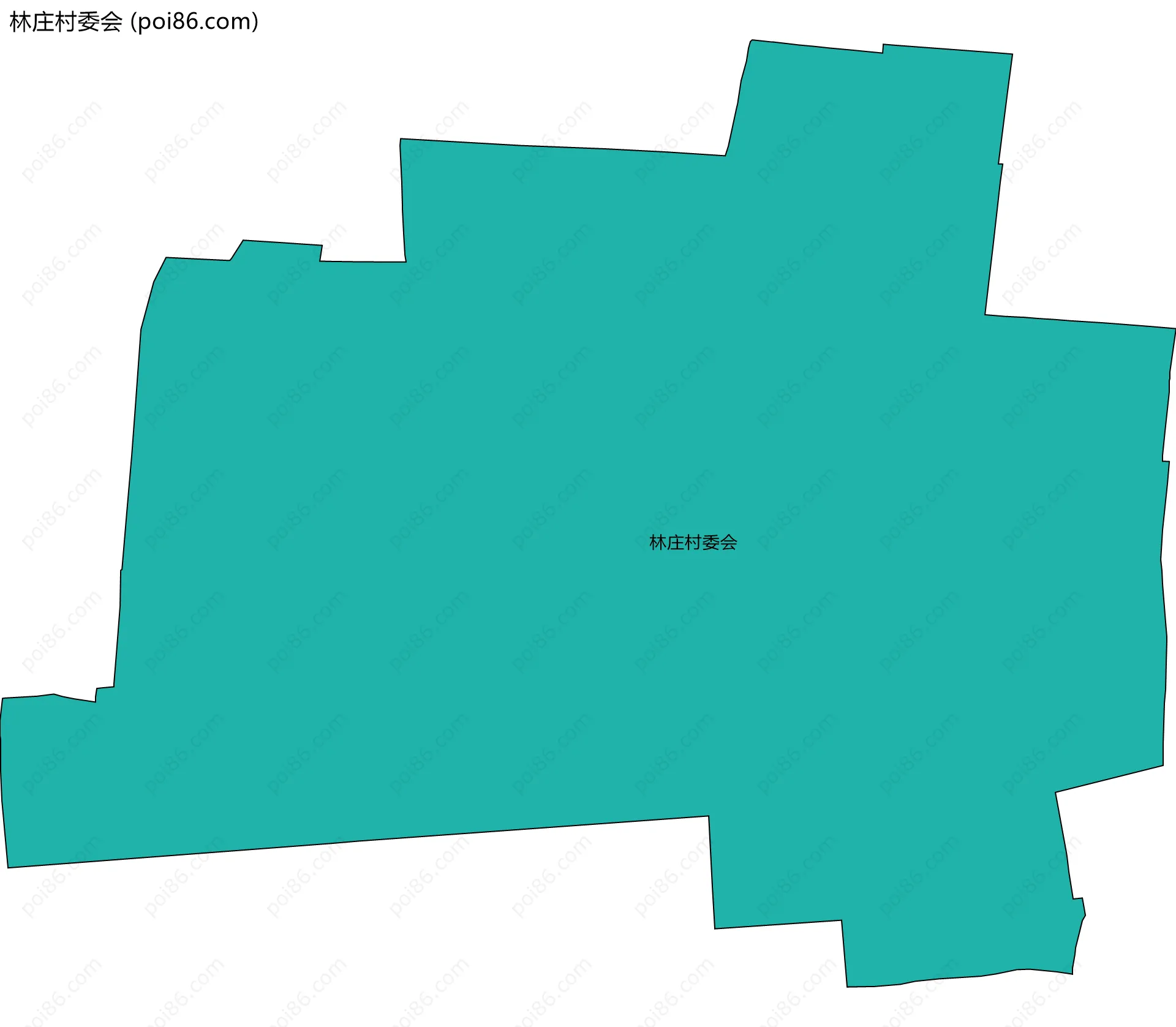 林庄村委会边界地图