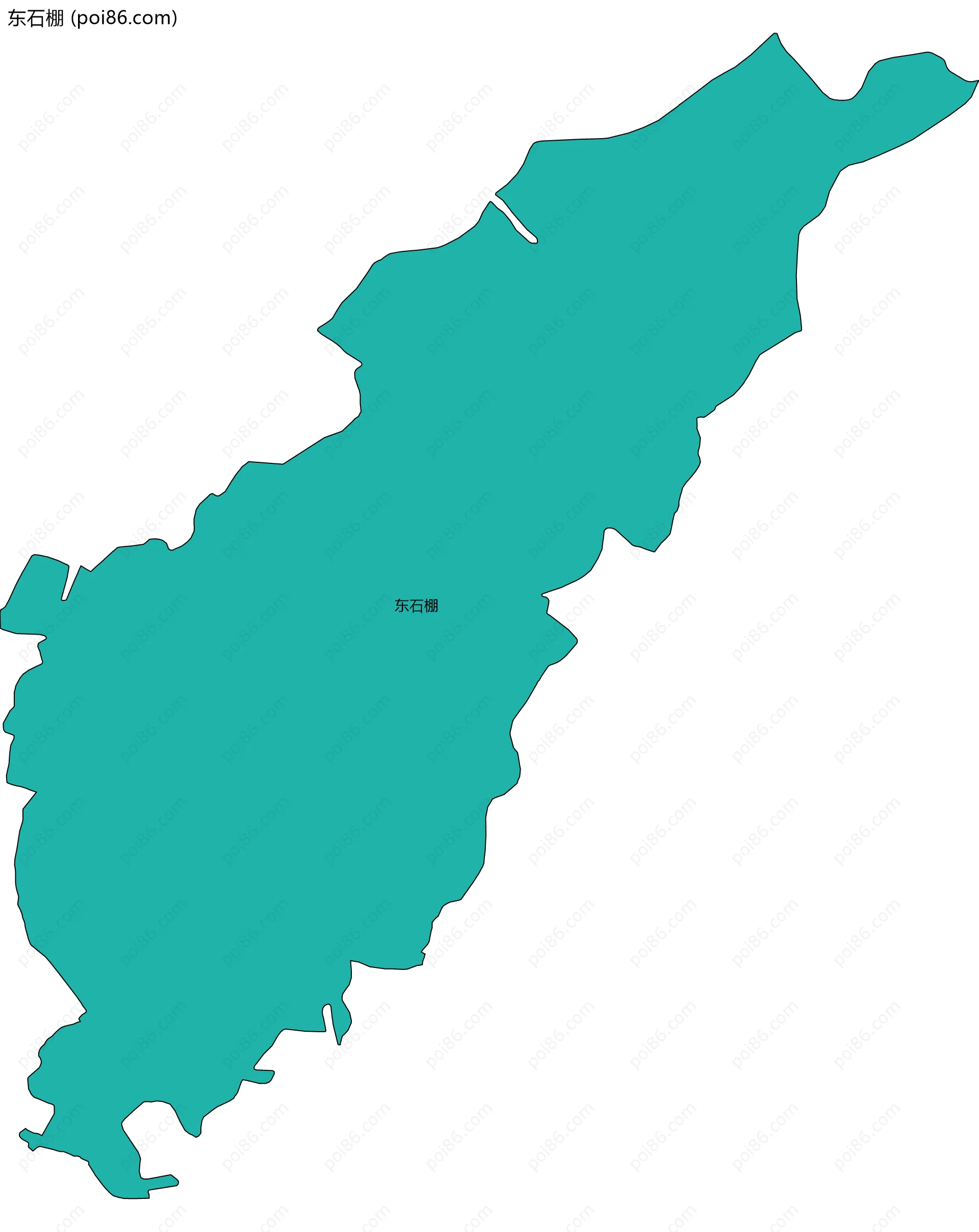 东石棚边界地图
