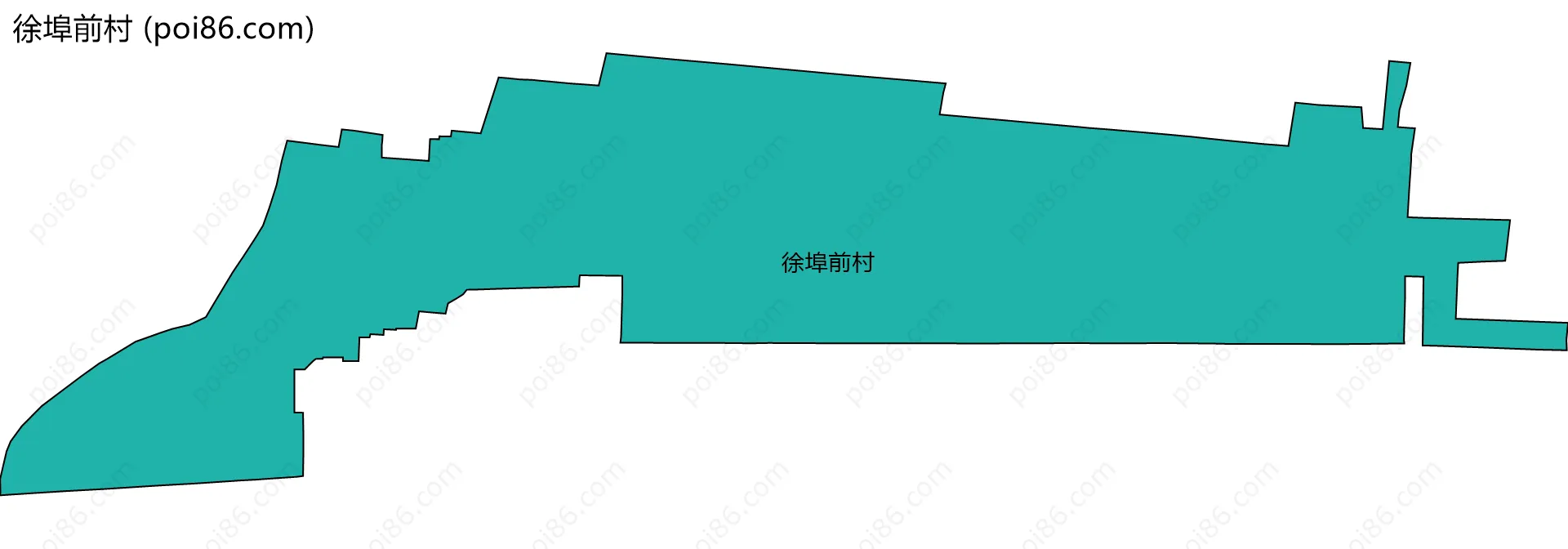 徐埠前村边界地图