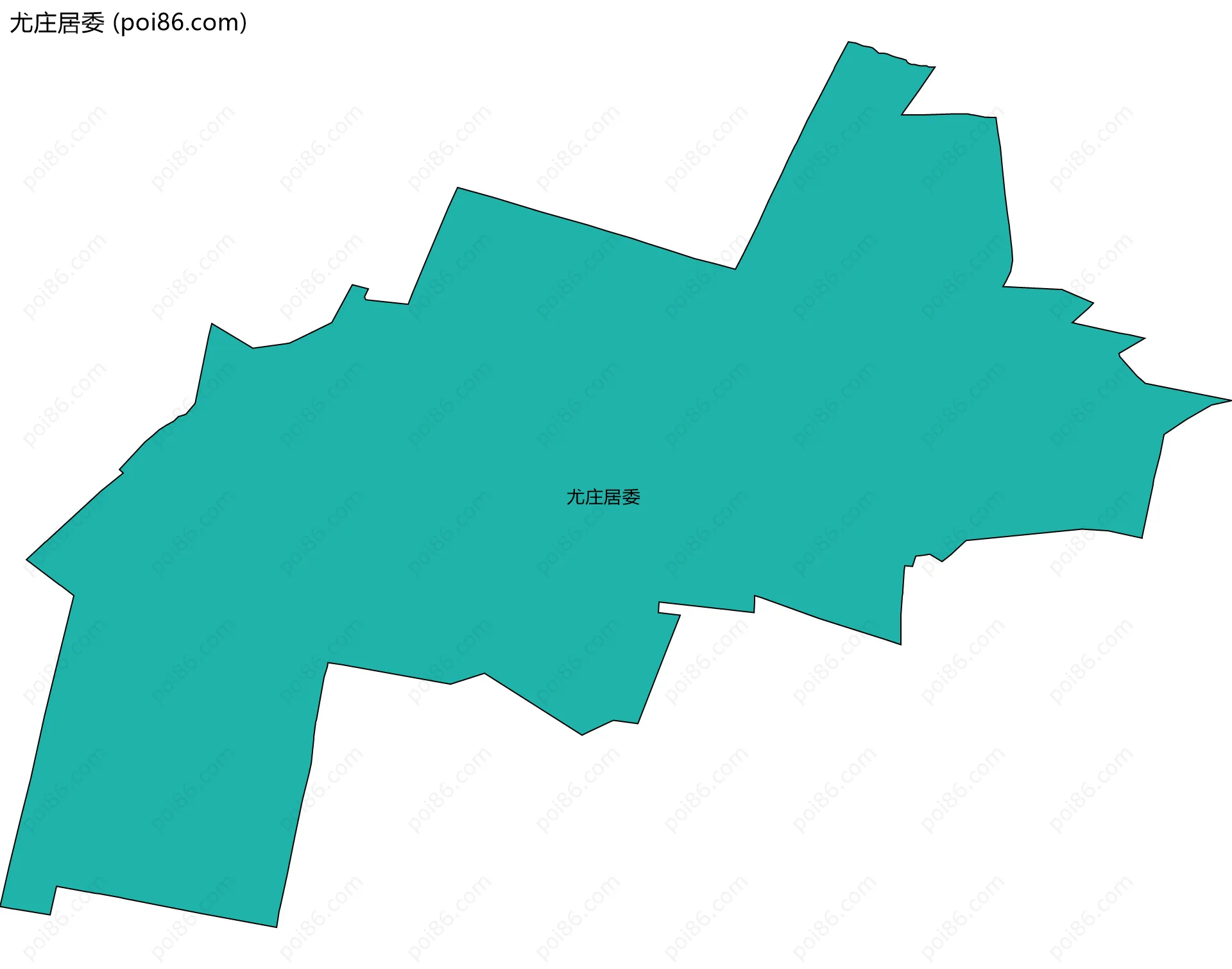 尤庄居委边界地图