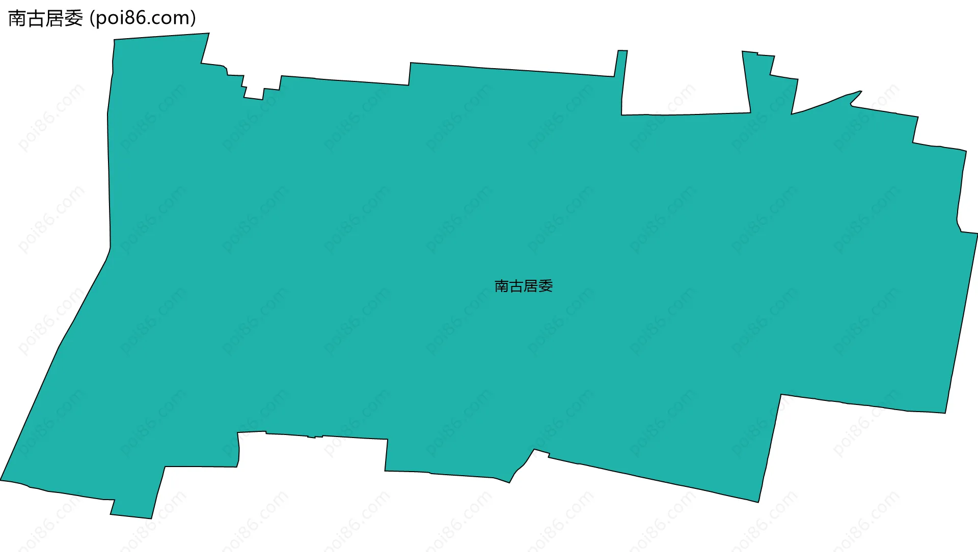 南古居委边界地图