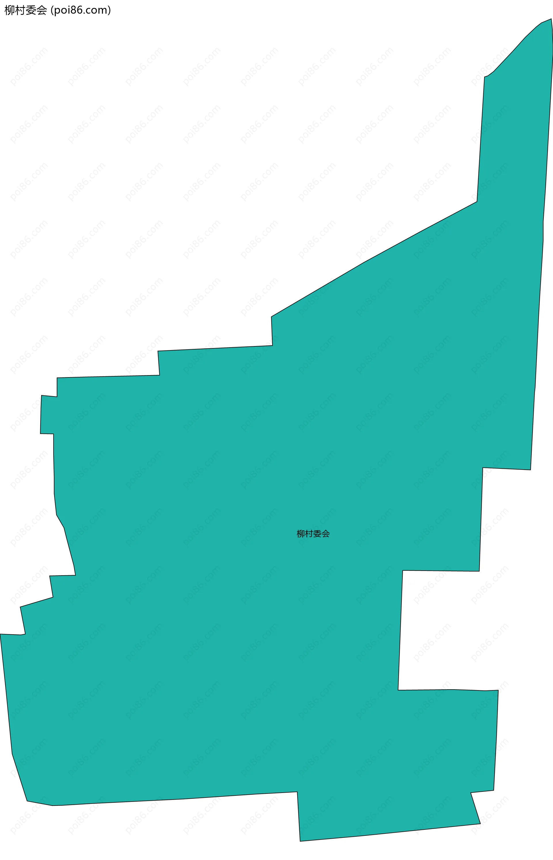 柳村委会边界地图