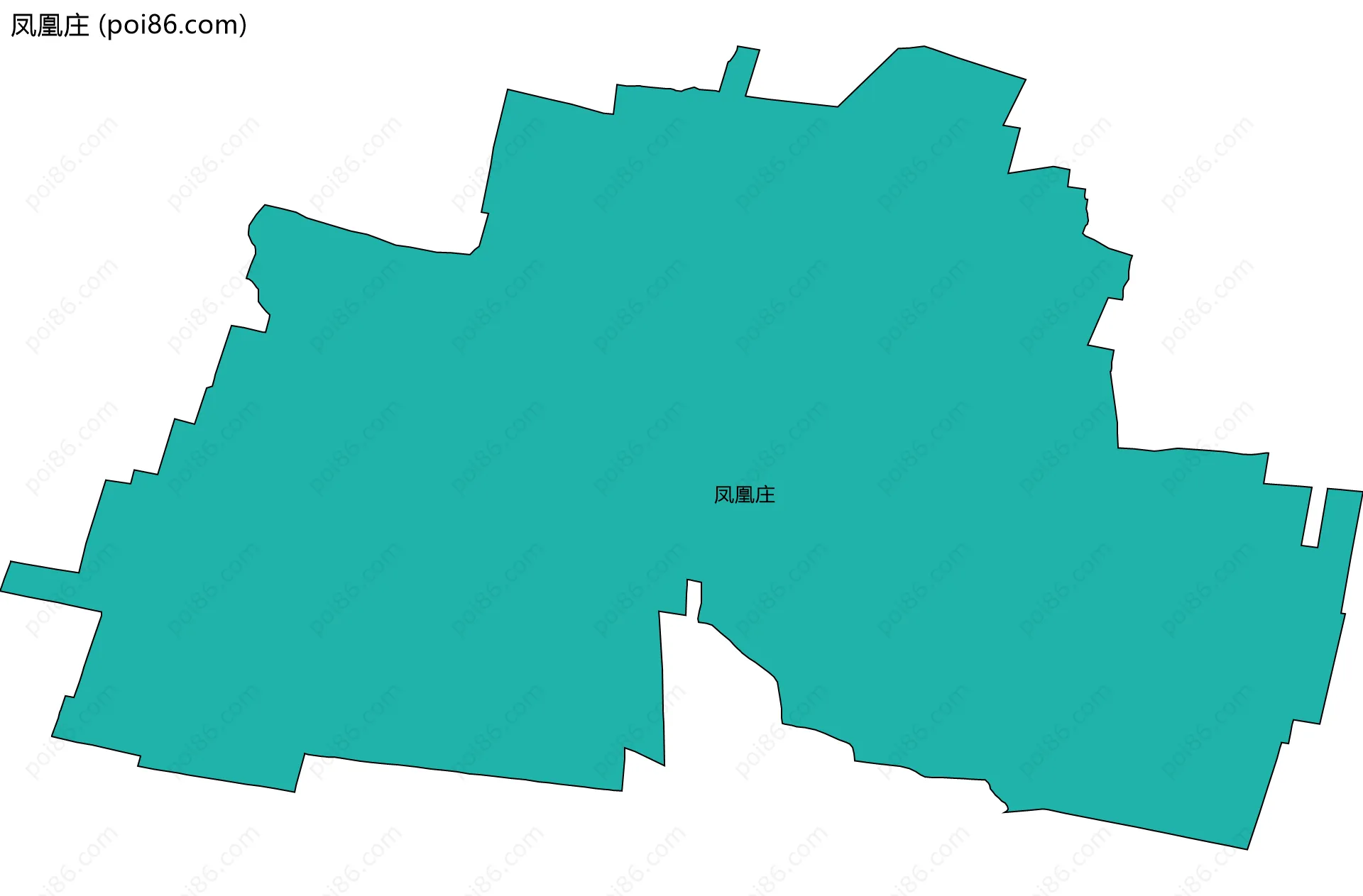 凤凰庄边界地图