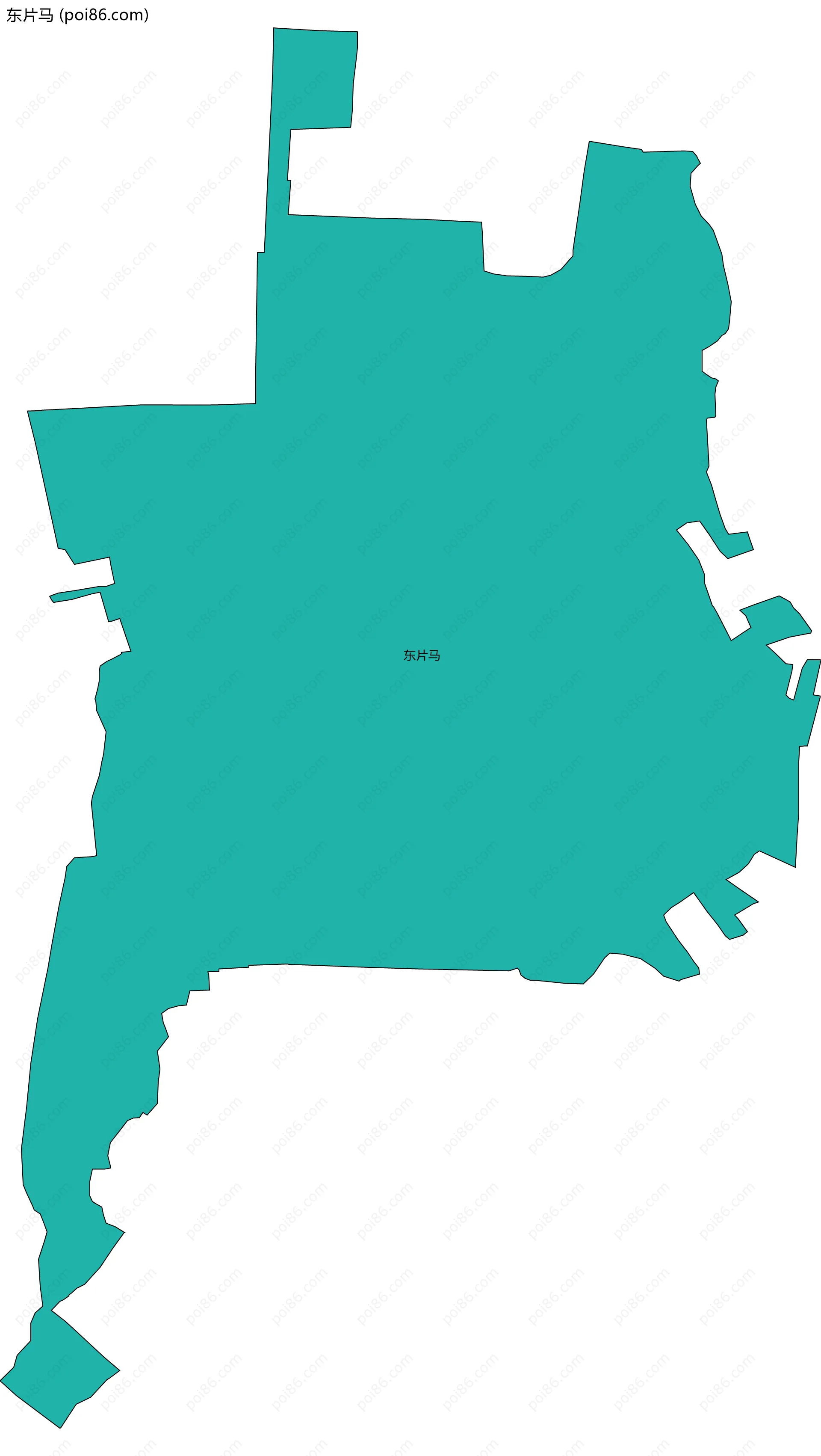 东片马边界地图