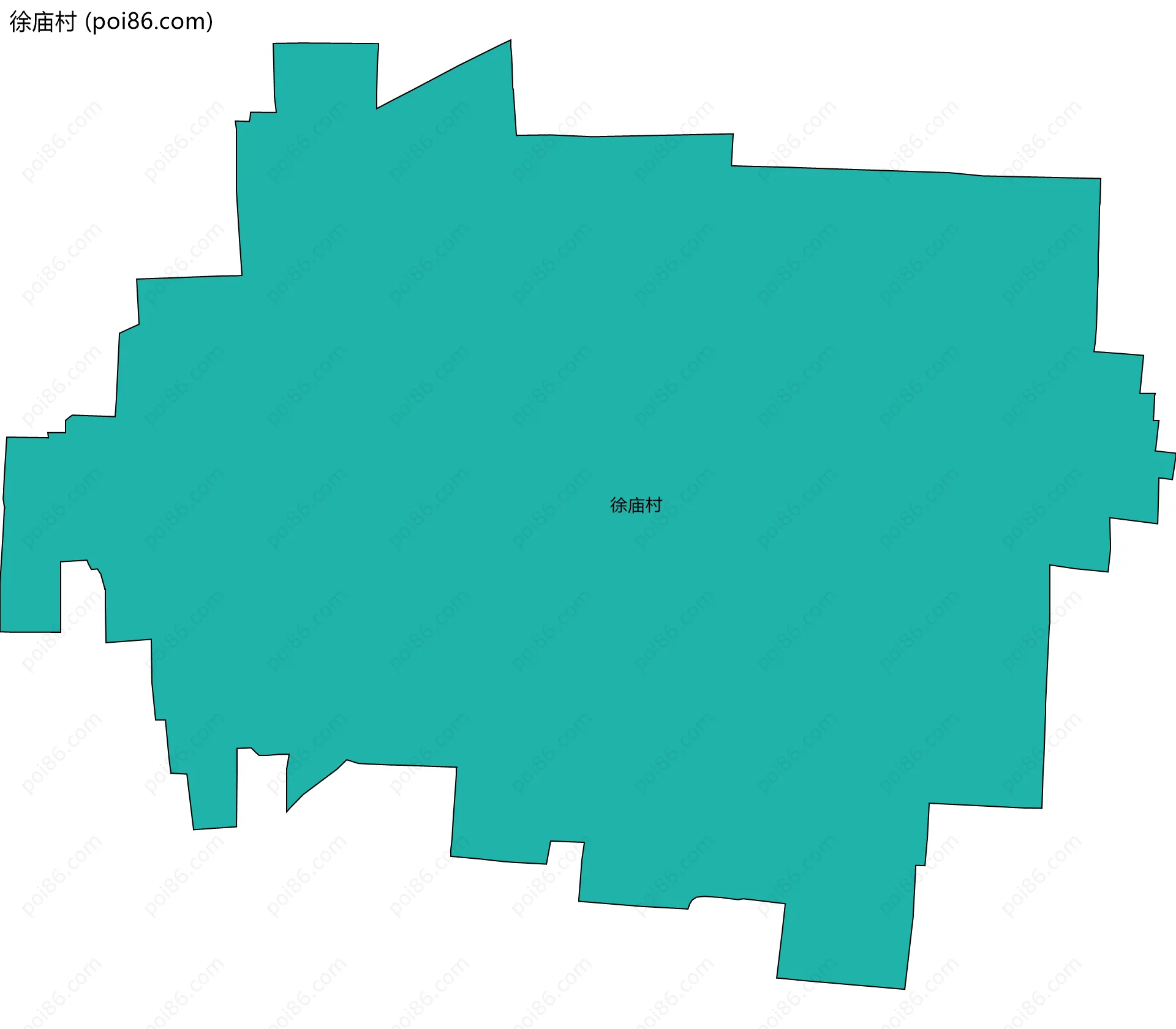 徐庙村边界地图