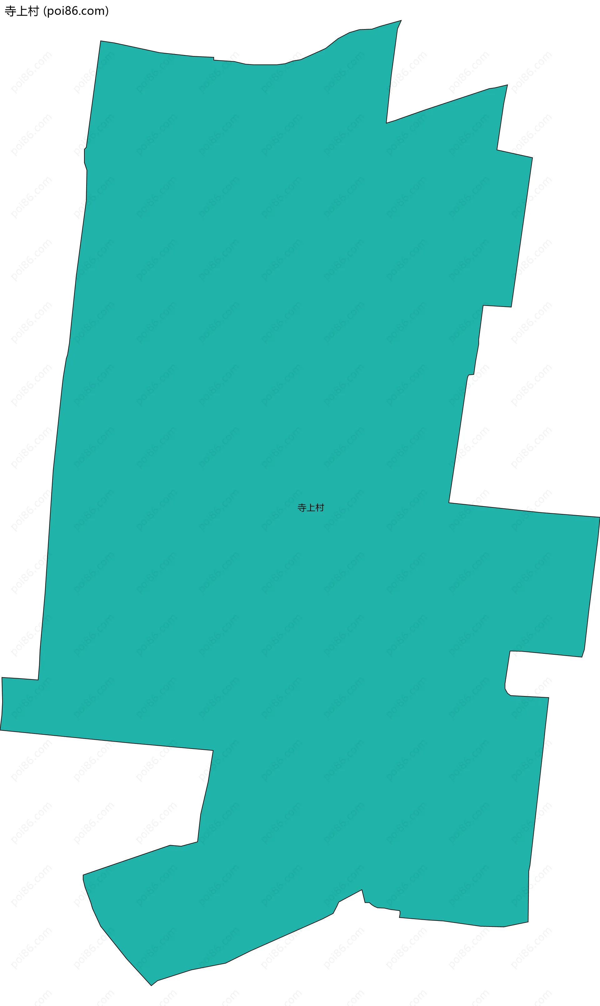 寺上村边界地图