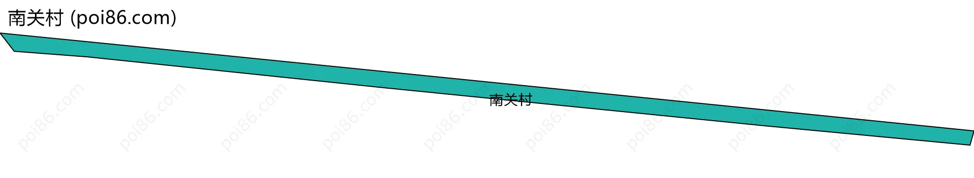 南关村边界地图