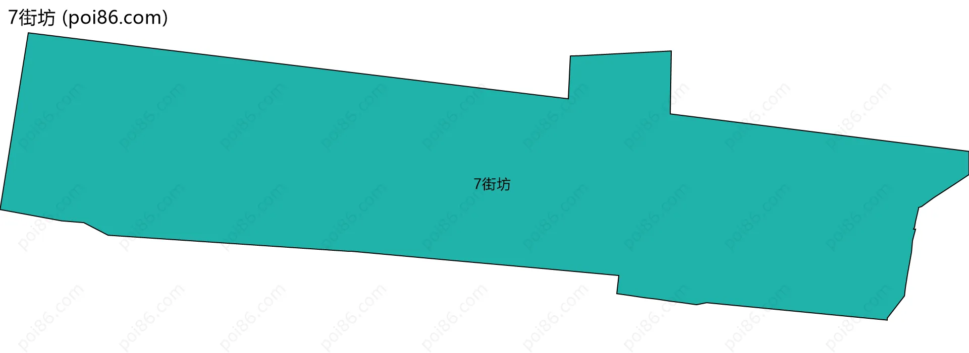 7街坊边界地图