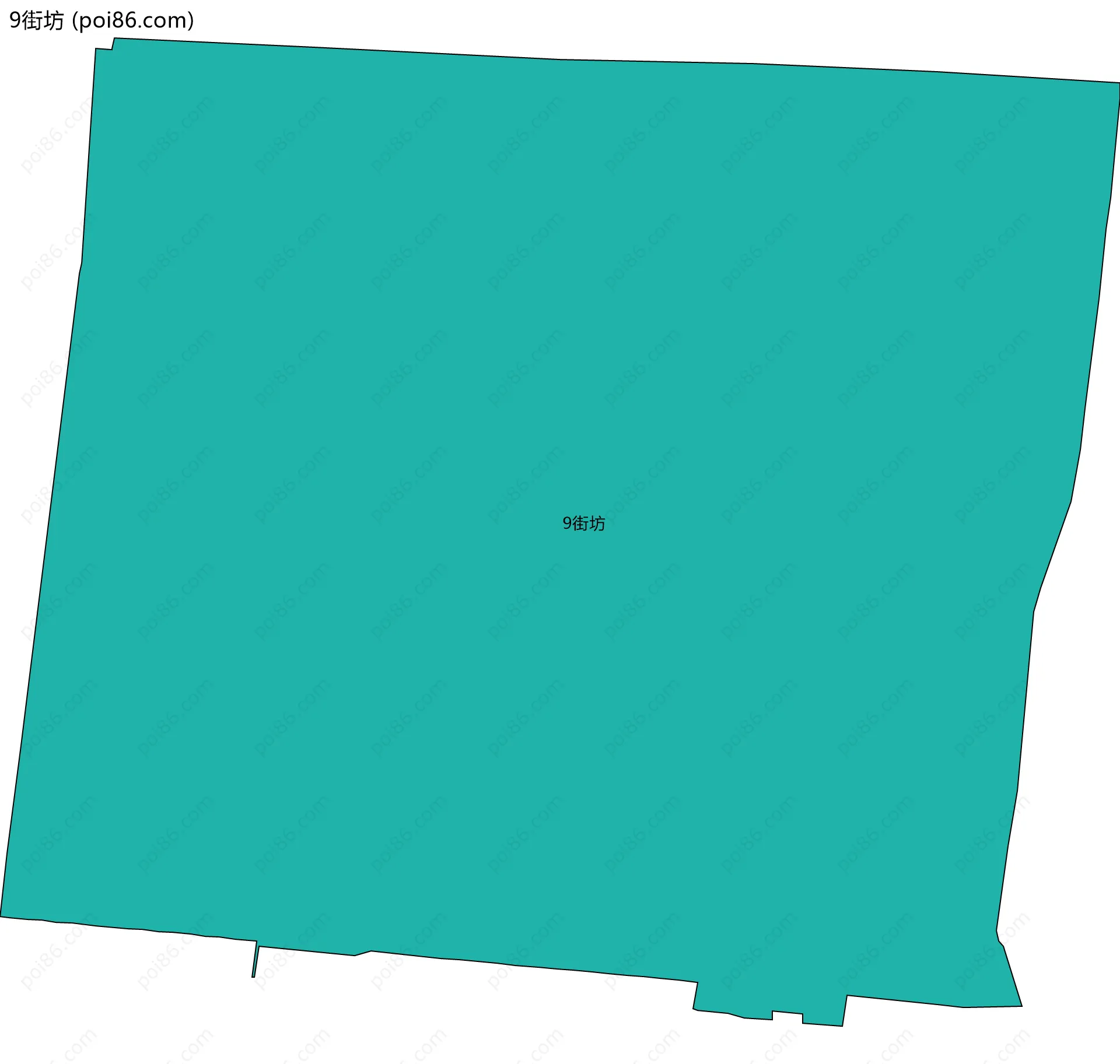 9街坊边界地图