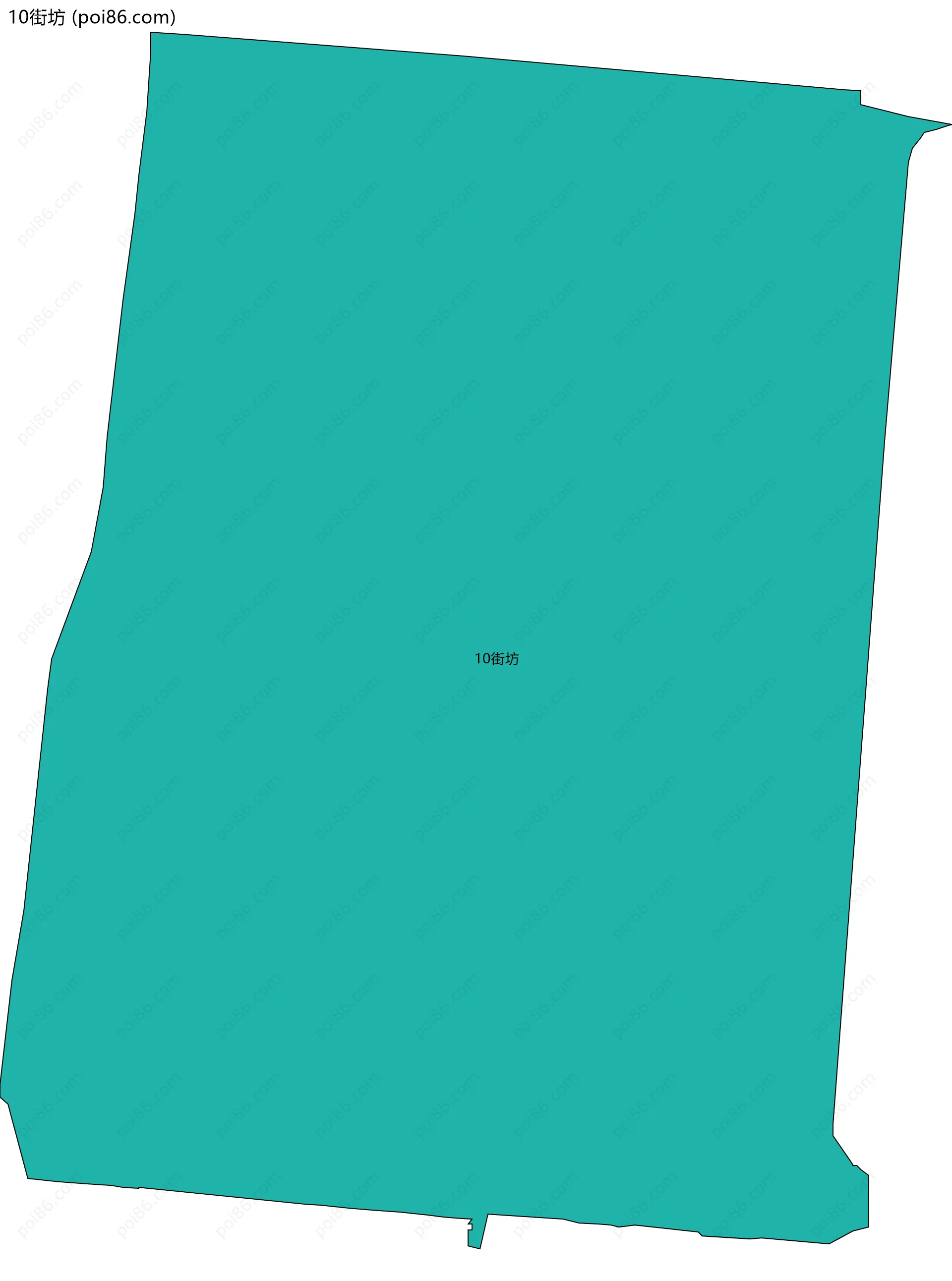 10街坊边界地图