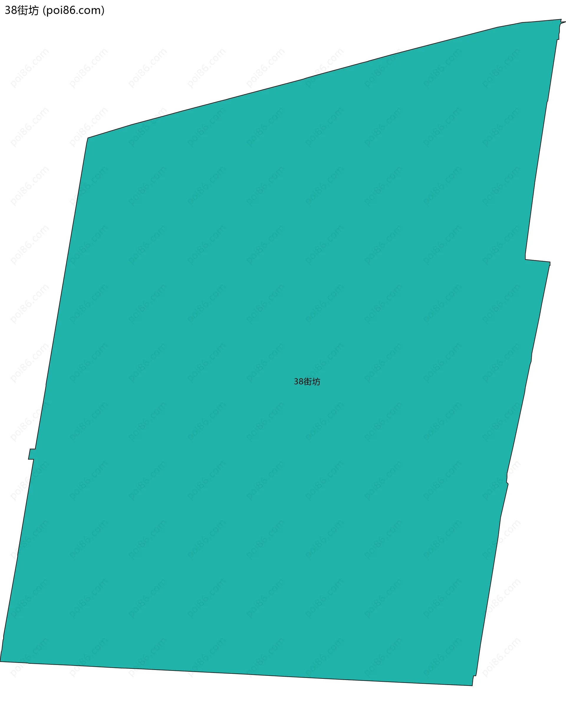38街坊边界地图