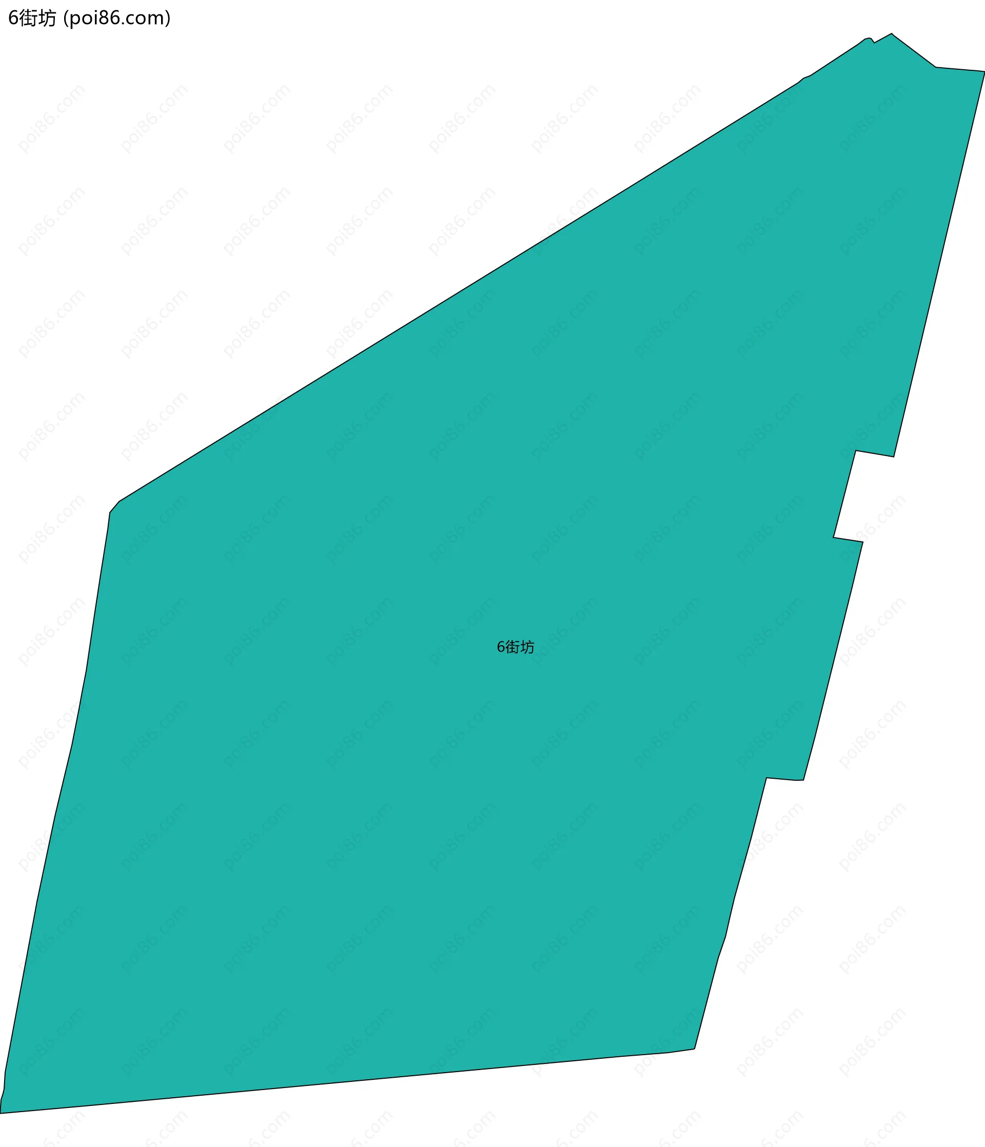 6街坊边界地图