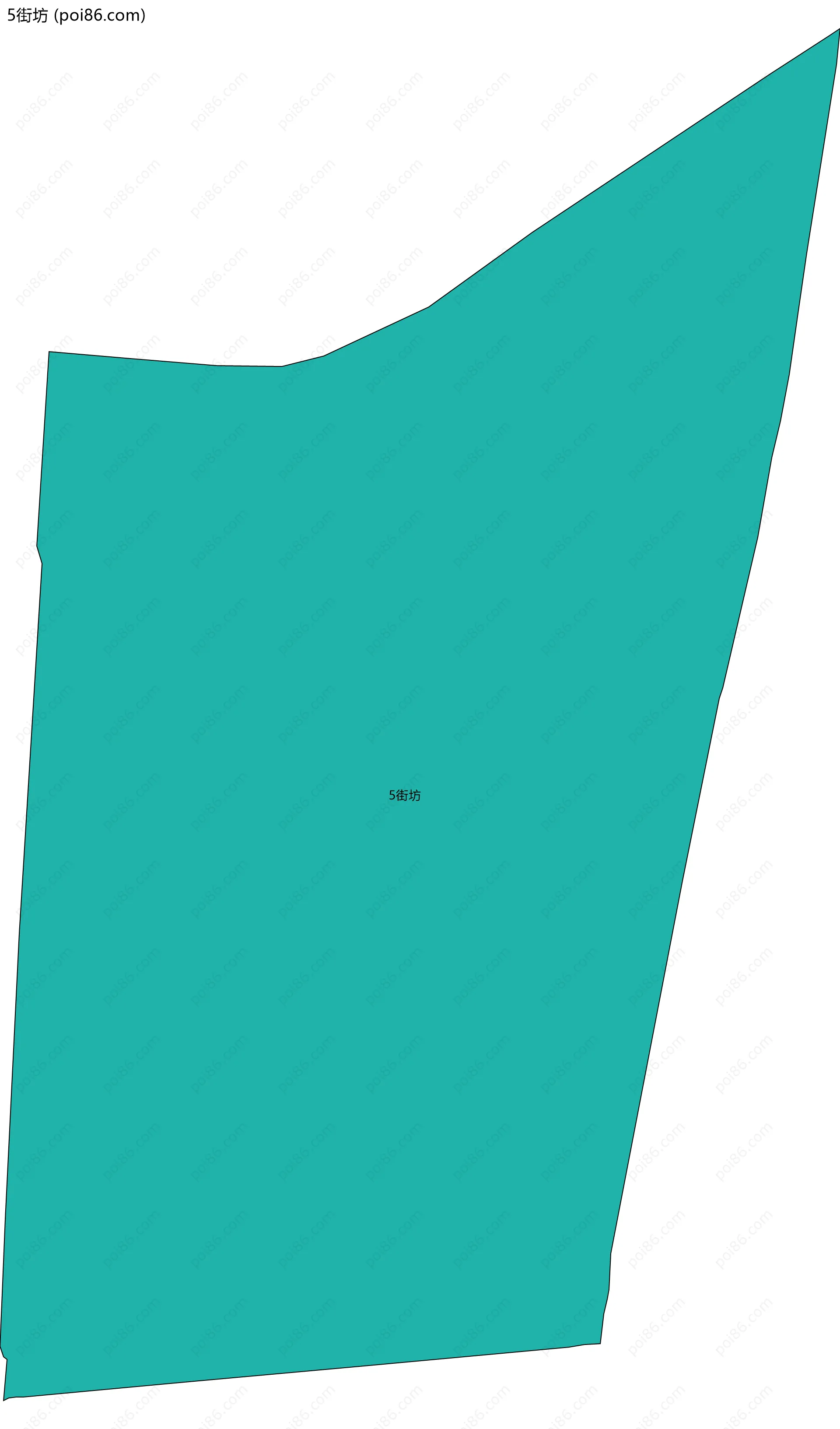 5街坊边界地图