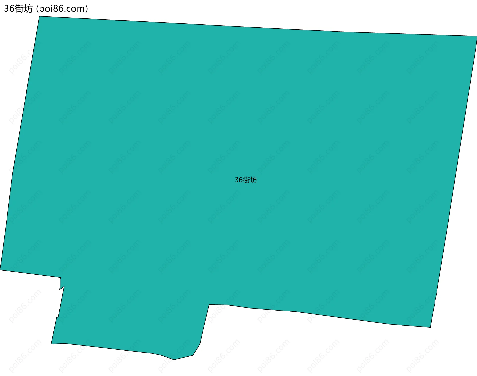 36街坊边界地图