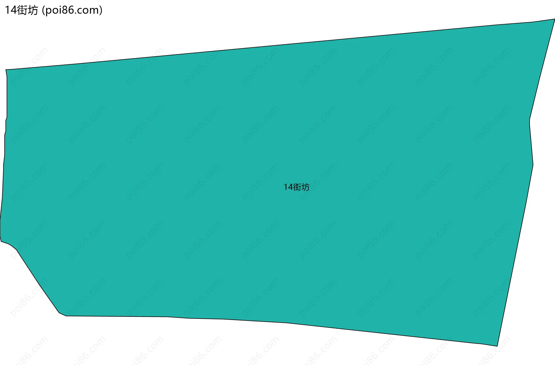 14街坊边界地图