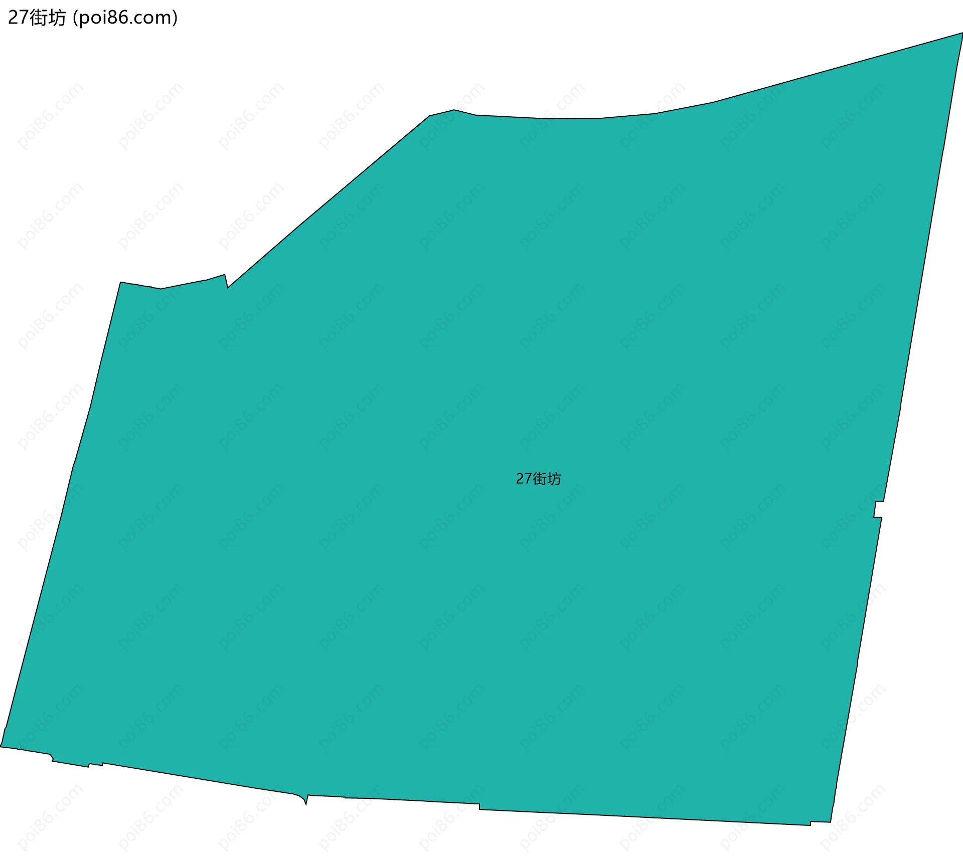 27街坊边界地图