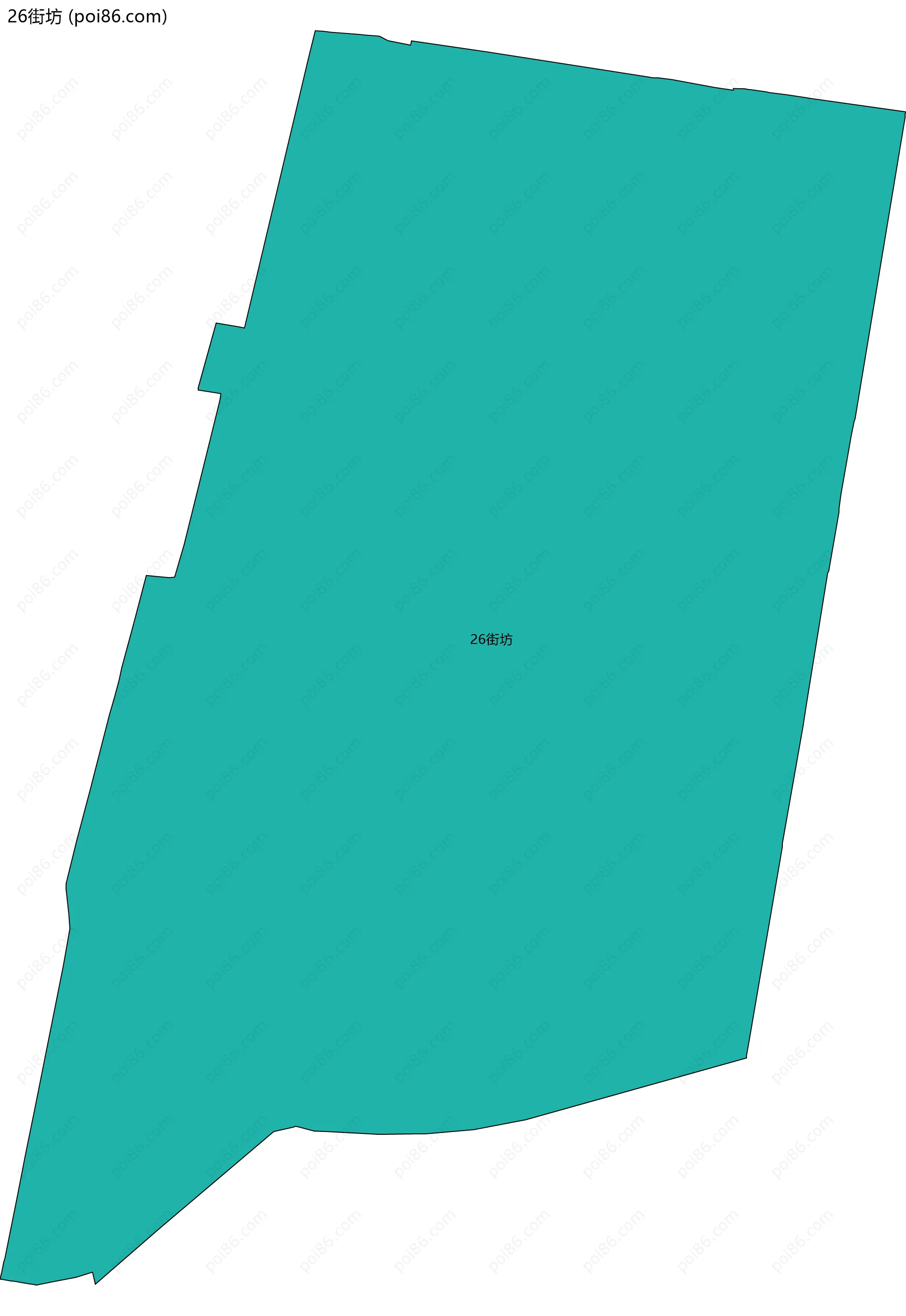 26街坊边界地图