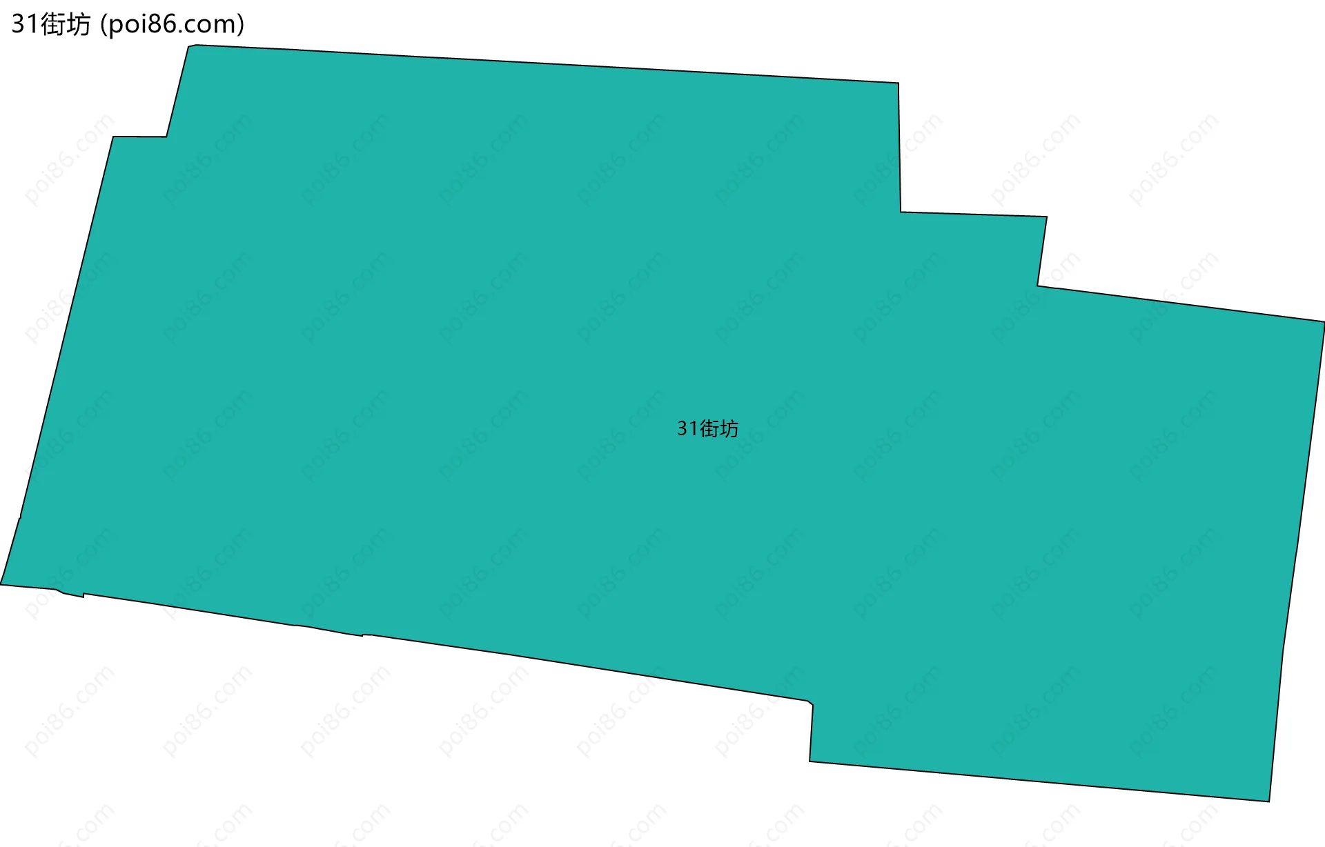 31街坊边界地图