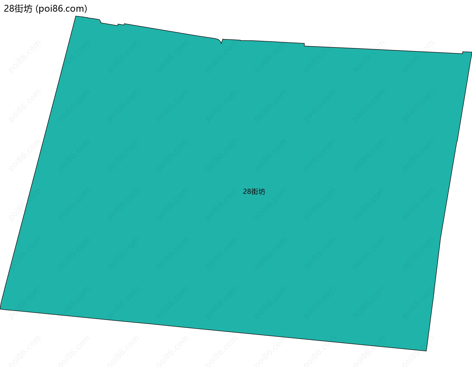 28街坊边界地图