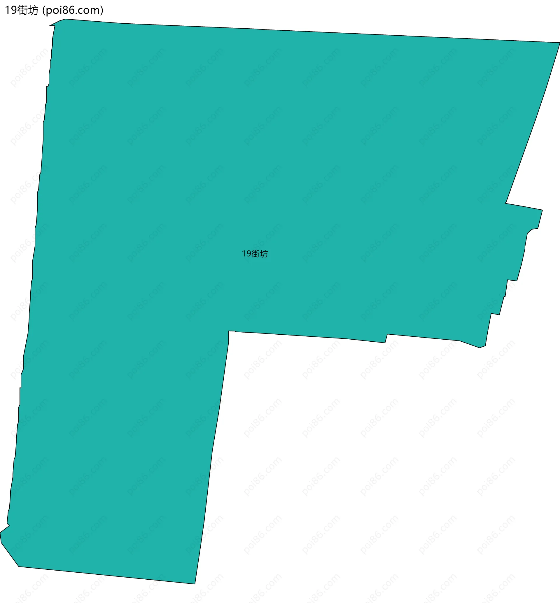 19街坊边界地图