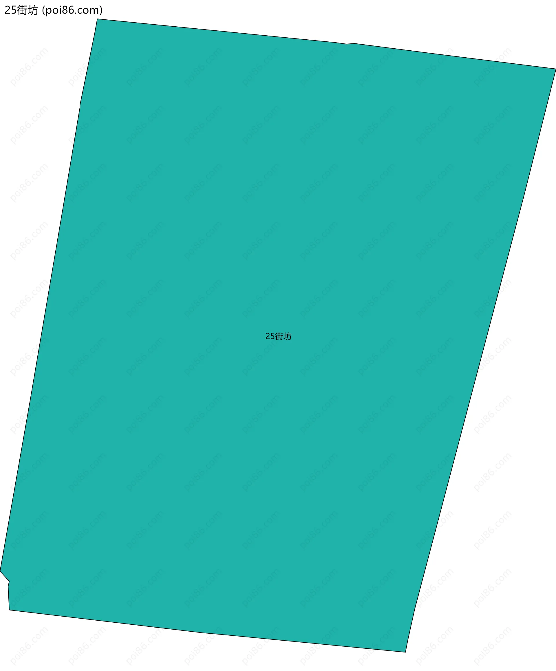 25街坊边界地图