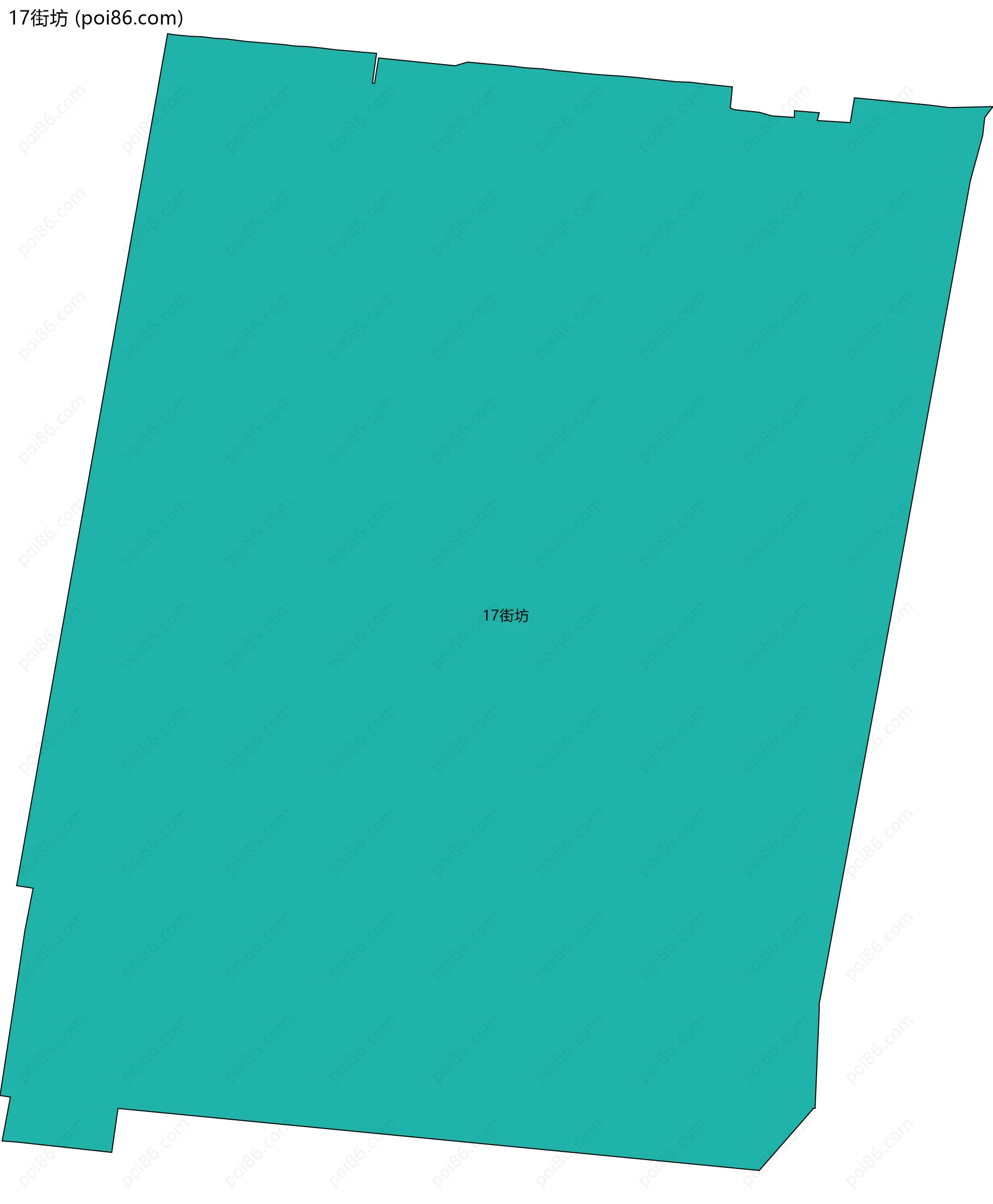 17街坊边界地图