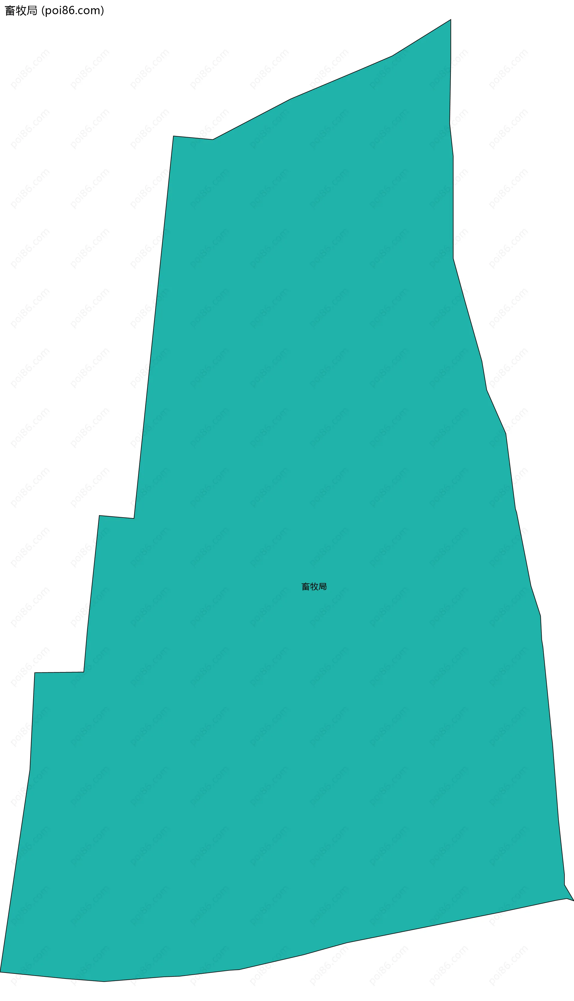 畜牧局边界地图