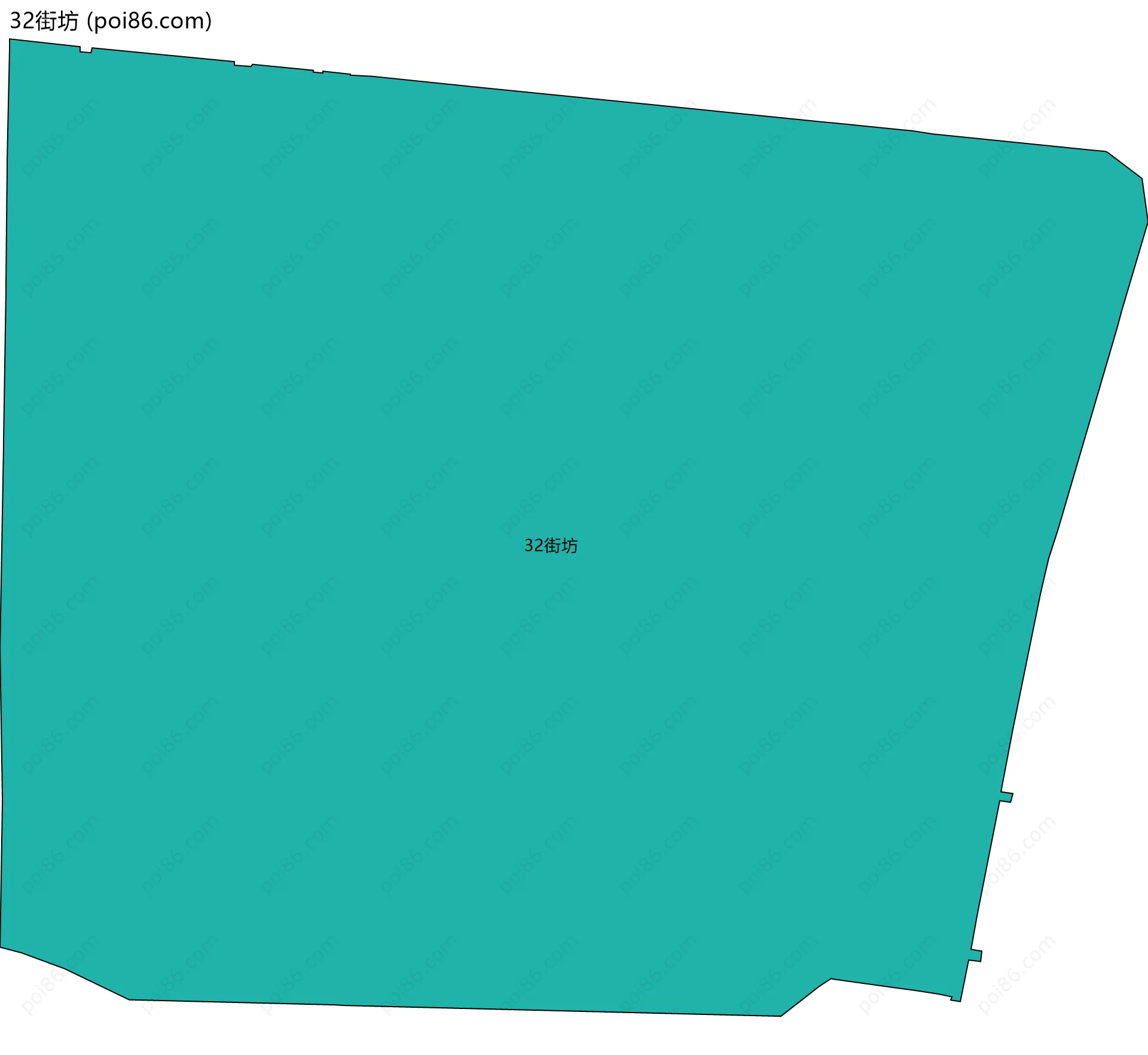 32街坊边界地图
