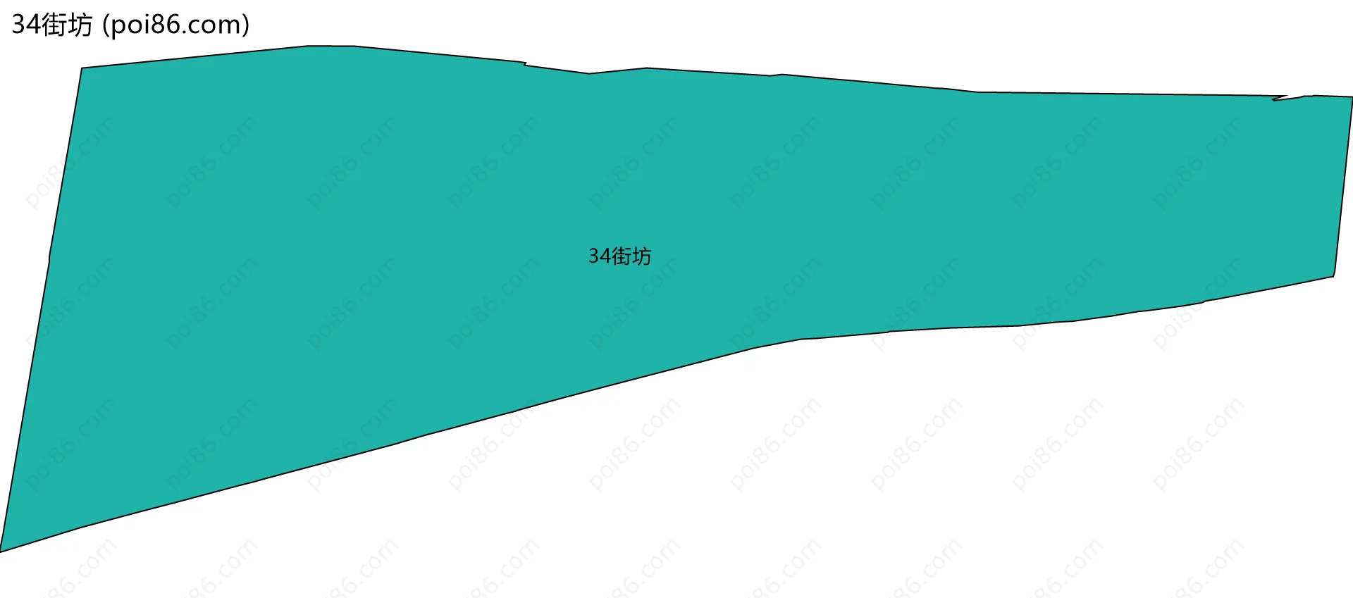 34街坊边界地图