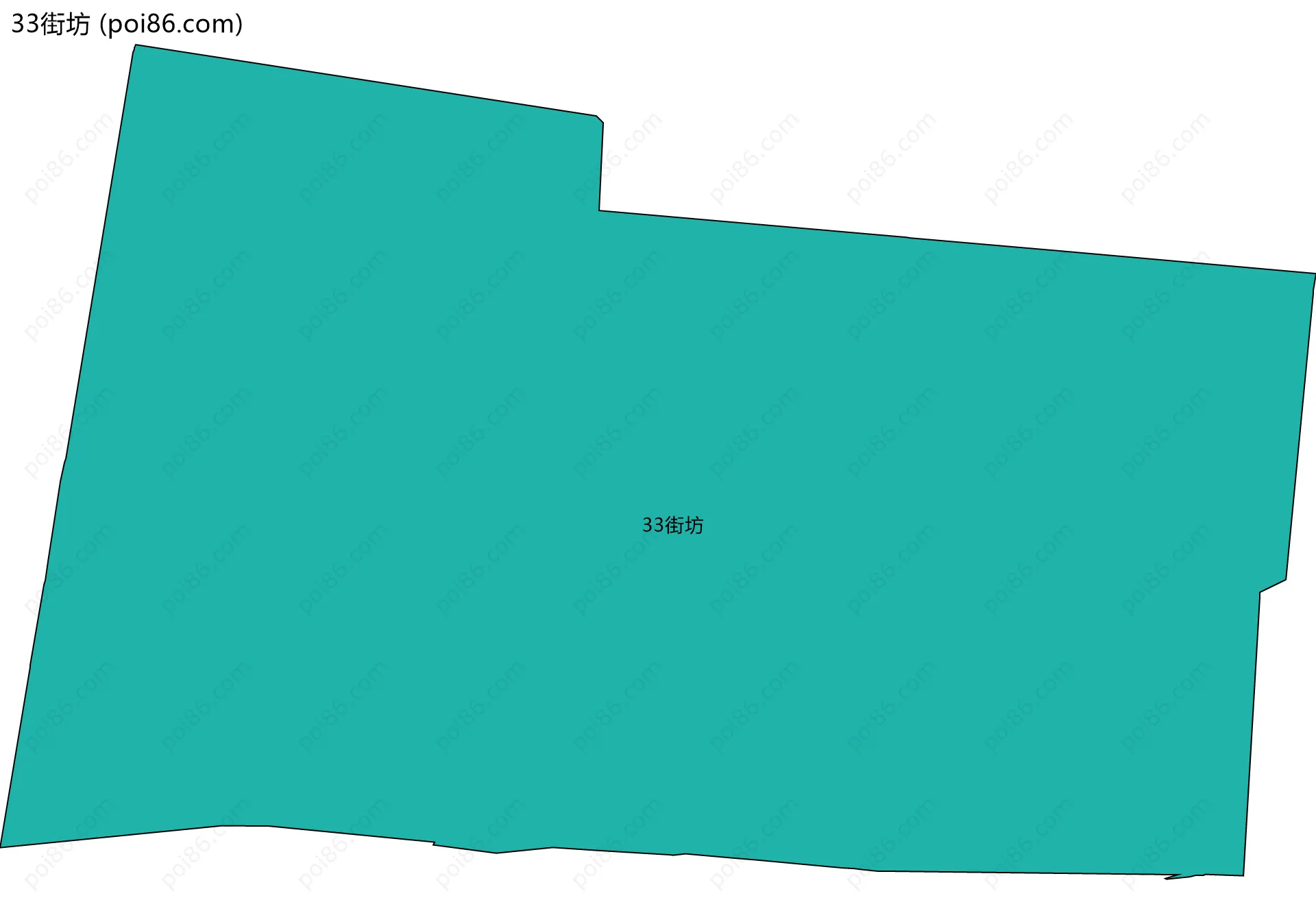 33街坊边界地图