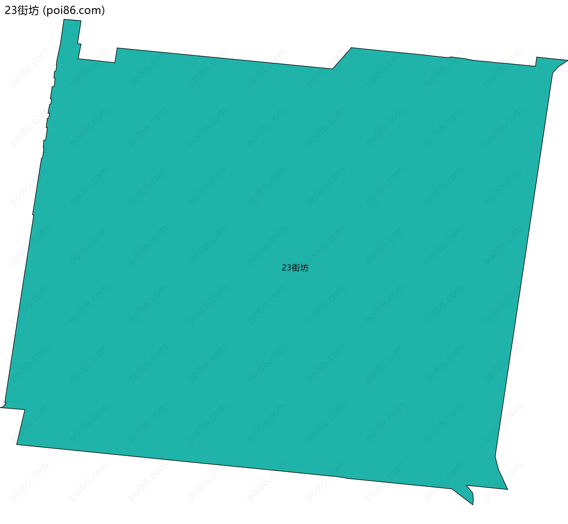 23街坊边界地图