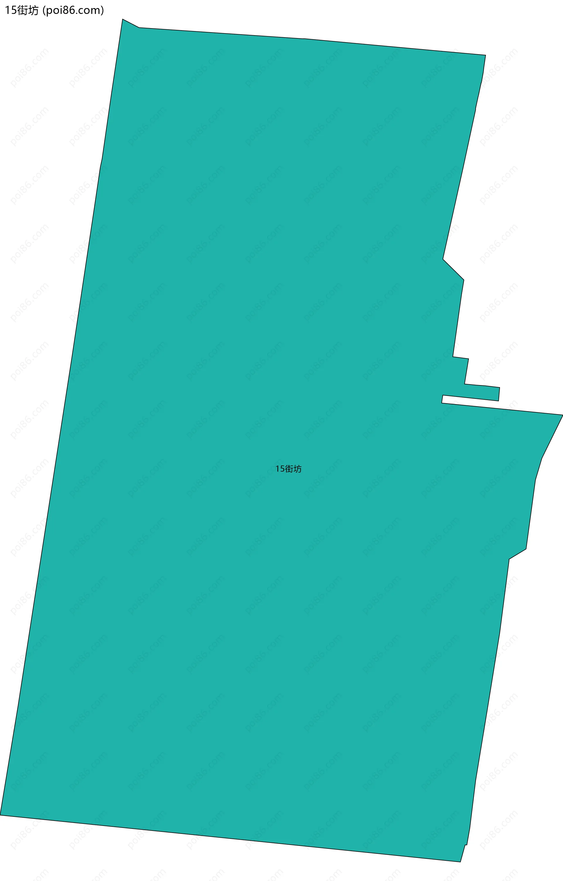 15街坊边界地图