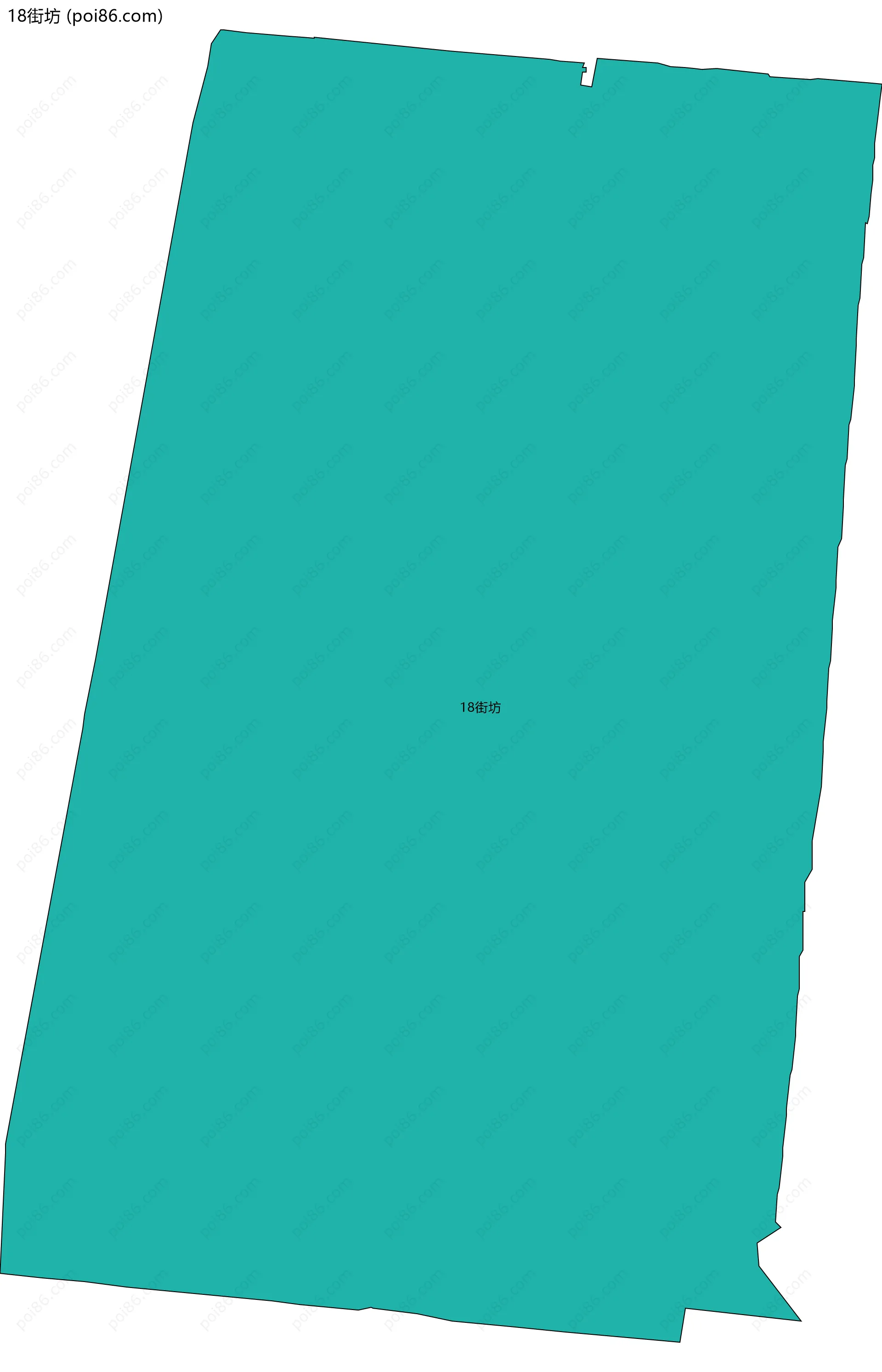 18街坊边界地图