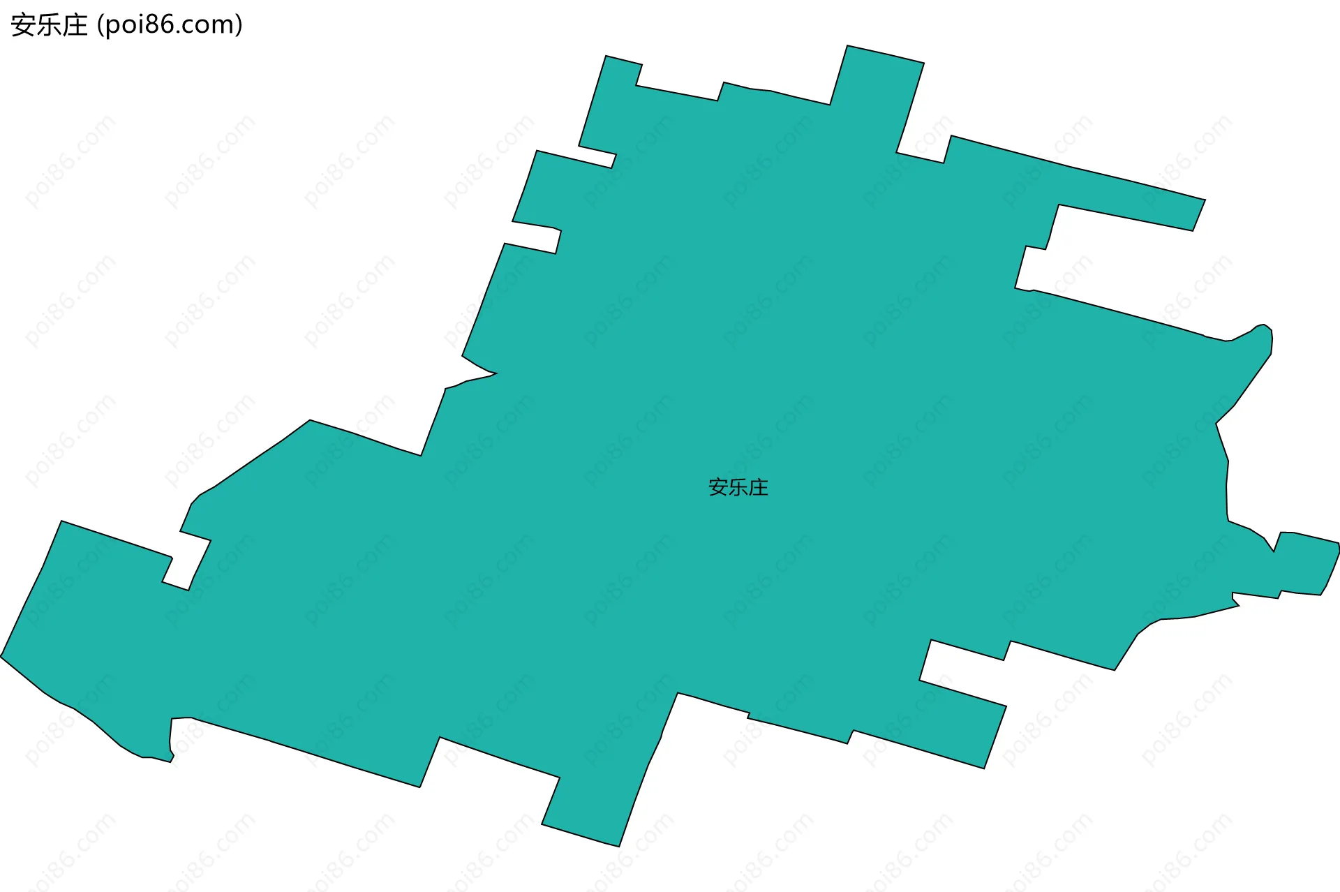 安乐庄边界地图