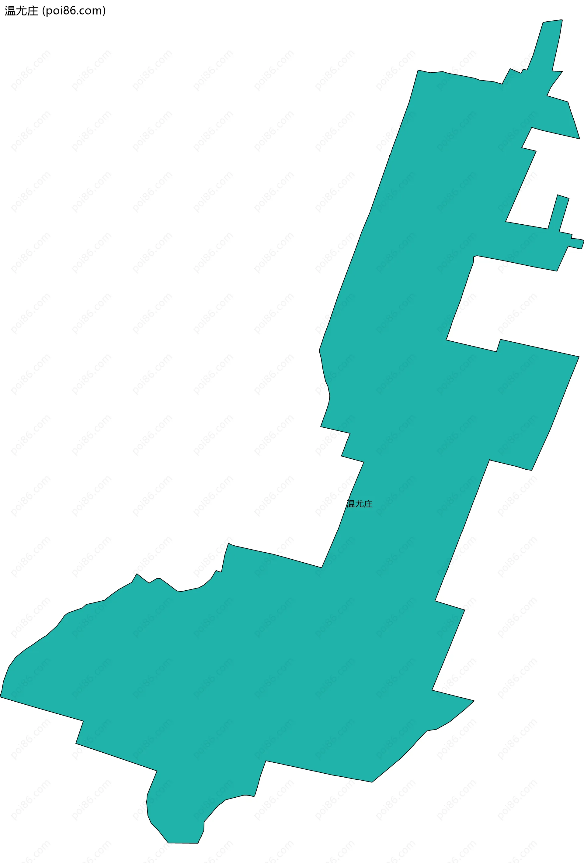 温尤庄边界地图