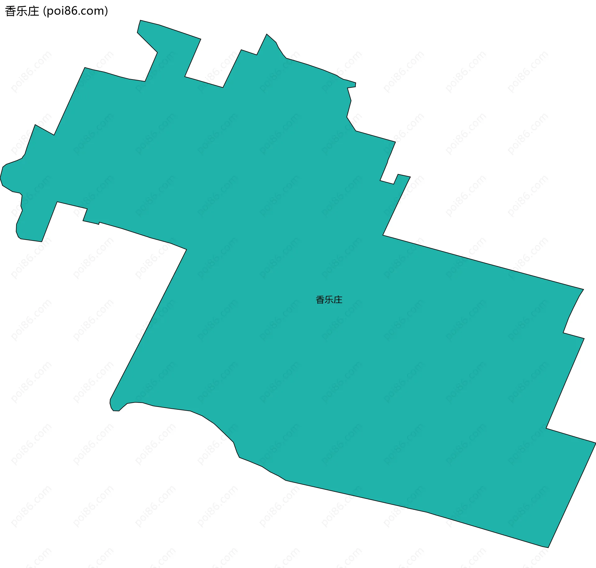 香乐庄边界地图